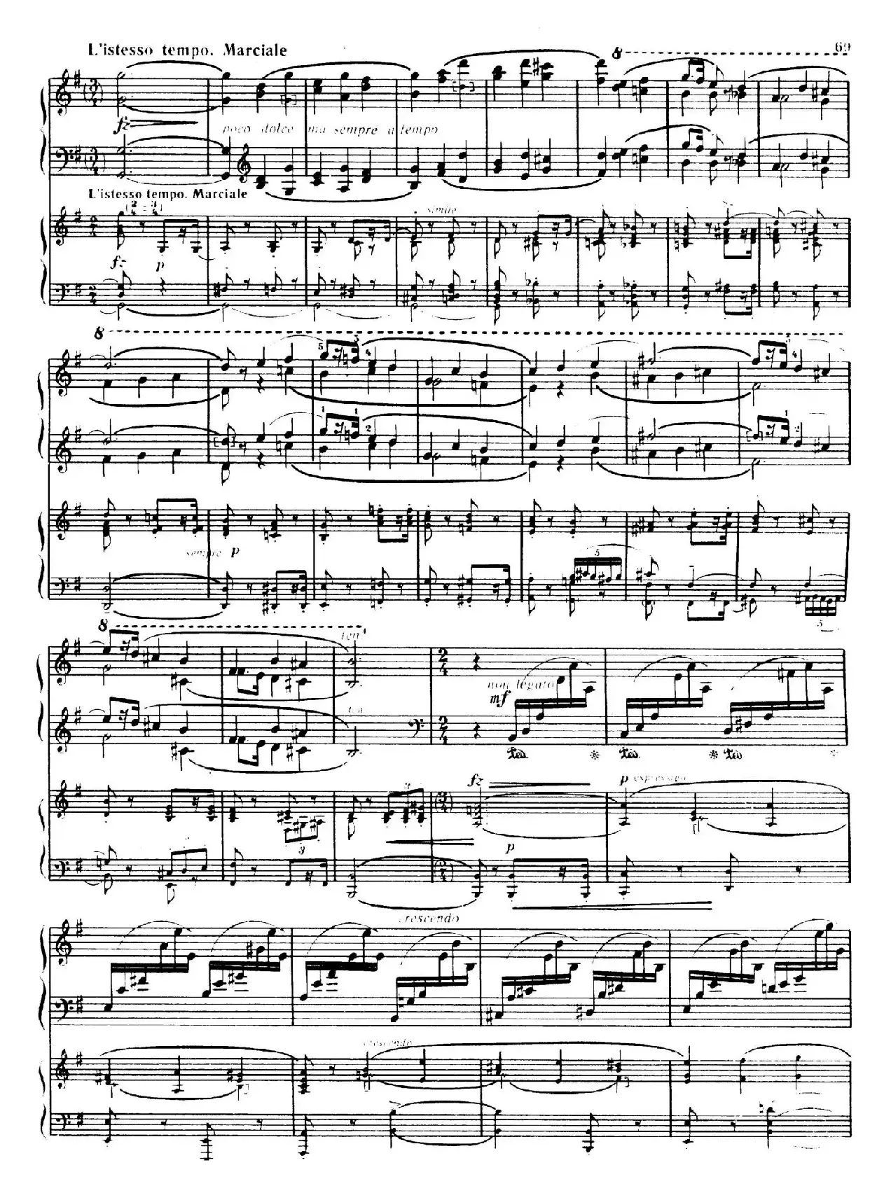 Piano Concerto No.2 in c Minor Op.50（c小调第二钢琴协奏曲·Ⅲ·双钢琴）