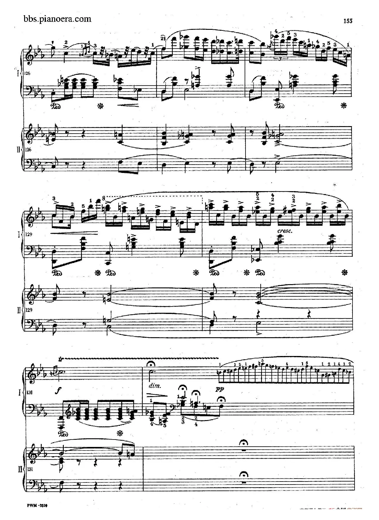 Grande Polonaise Brilliante Preceded by an Andante Spianato Op.22（平静的行板与华丽的波兰舞曲·双钢琴版）