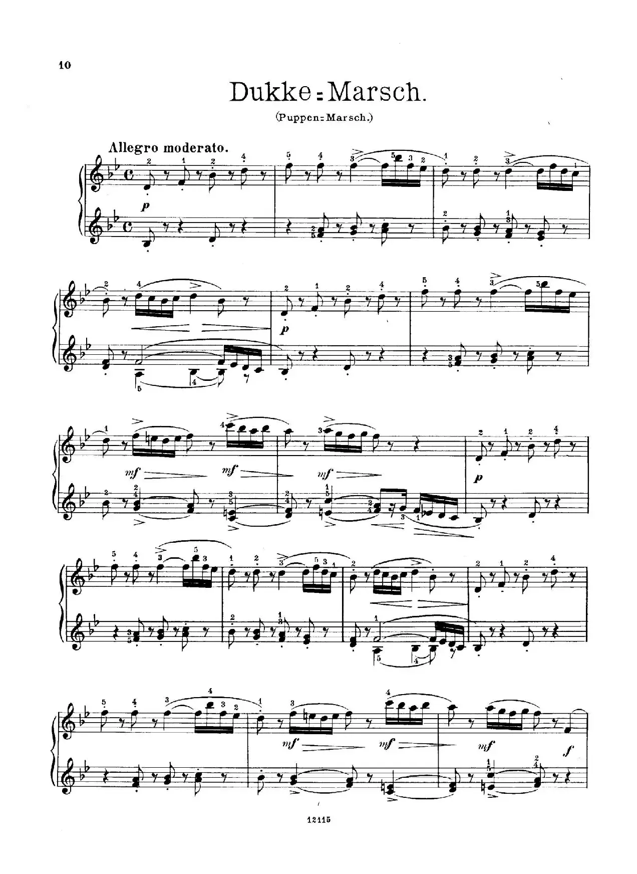 Six Humorous Bagatelles Op.11（6首幽默小品·5）