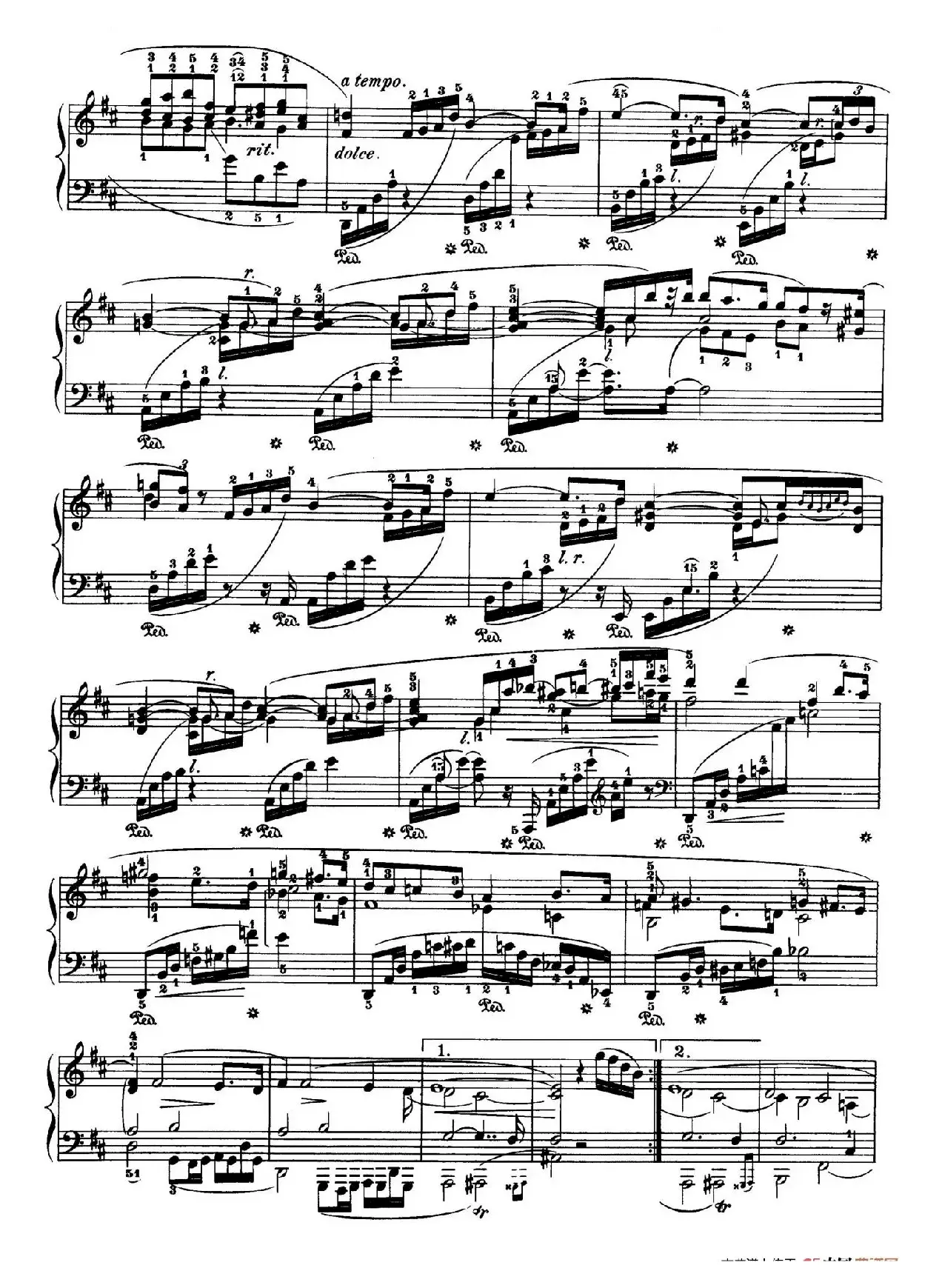 Piano Sonata No.3 in b Minor Op.58（b小调第三钢琴奏鸣曲·第一乐章）