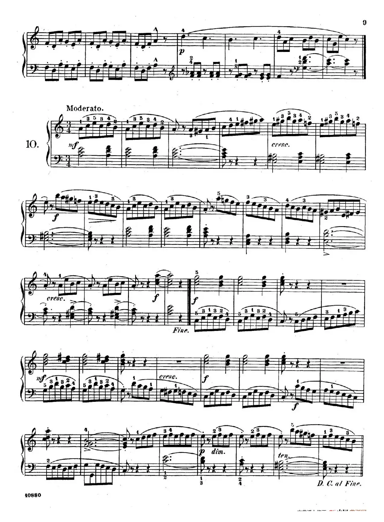 Etudes Enfantines Op.37（儿童钢琴练习曲 第7——10首）