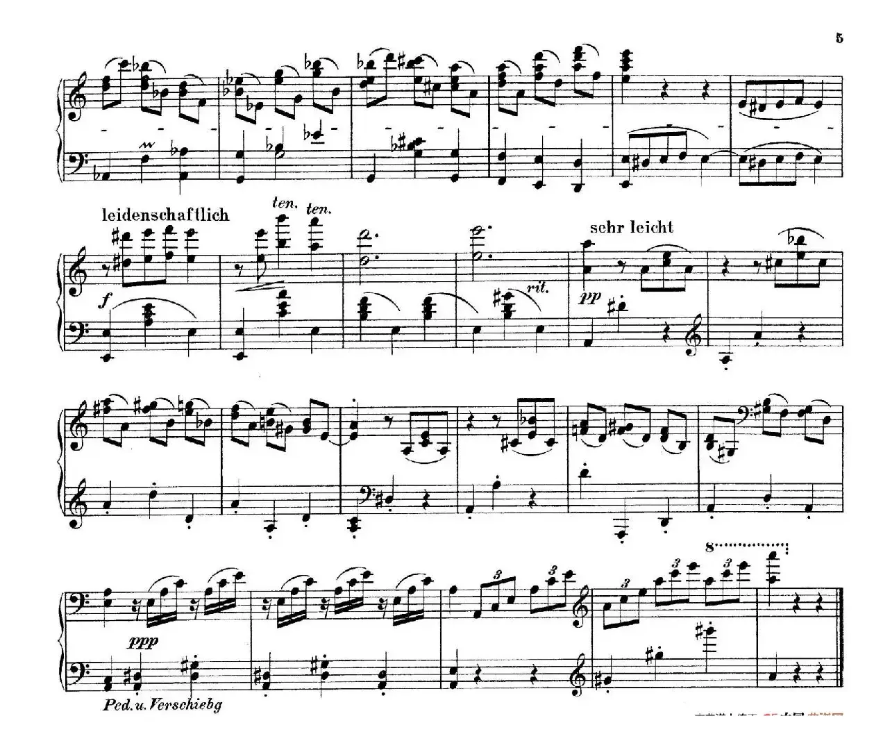 Landliche Tanzee Op.1（乡村舞曲·2. a小调）