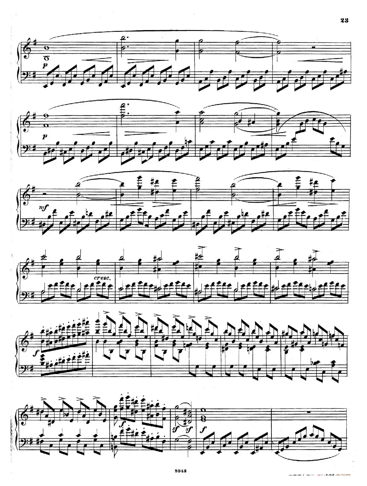 Piano Sonata in e Minor Op.28（e小调钢琴奏鸣曲）