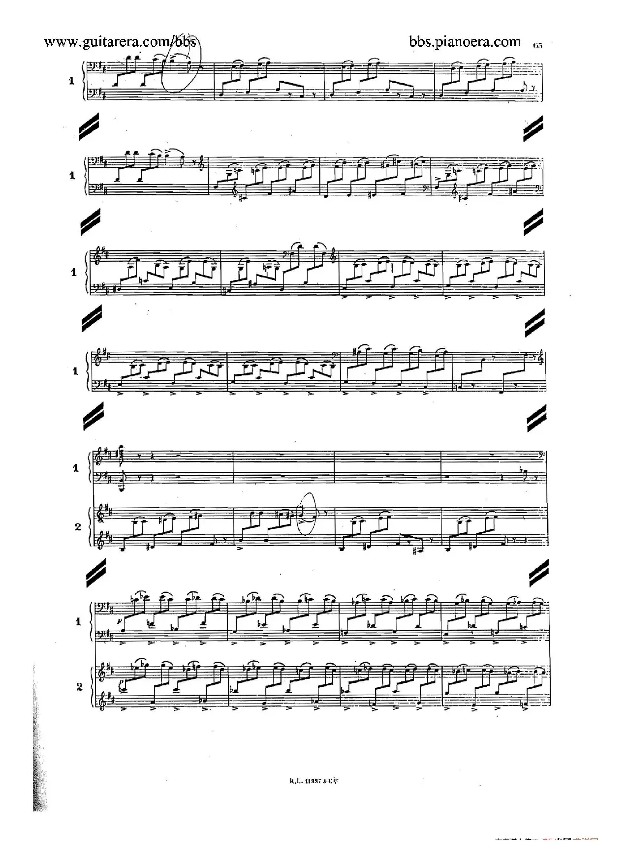 Concerto for 2 Pianos in d Minor（d小调双钢琴协奏曲·总谱）