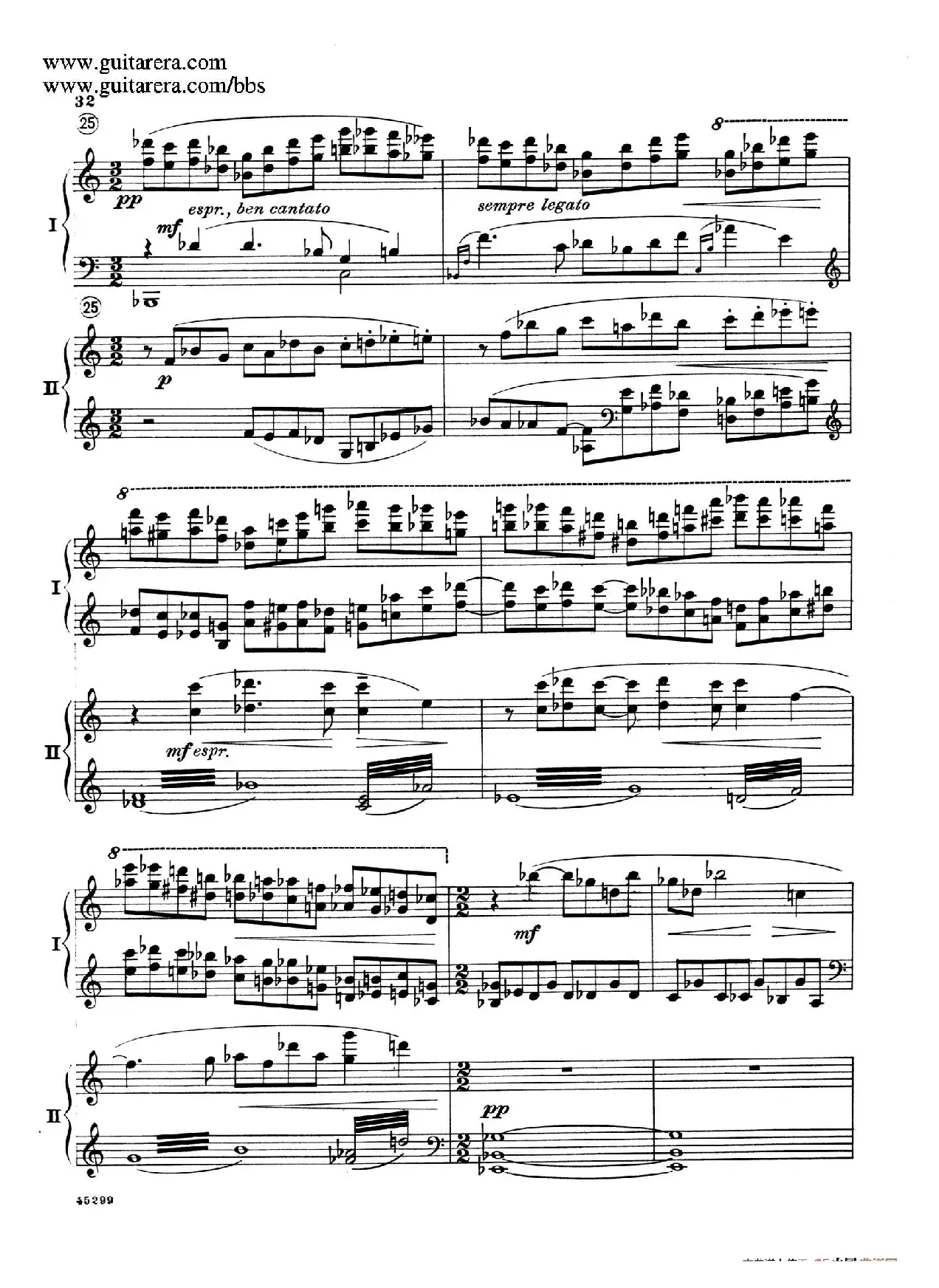 Piano Concerto Op.38（钢琴协奏曲·双钢琴·第一乐章）