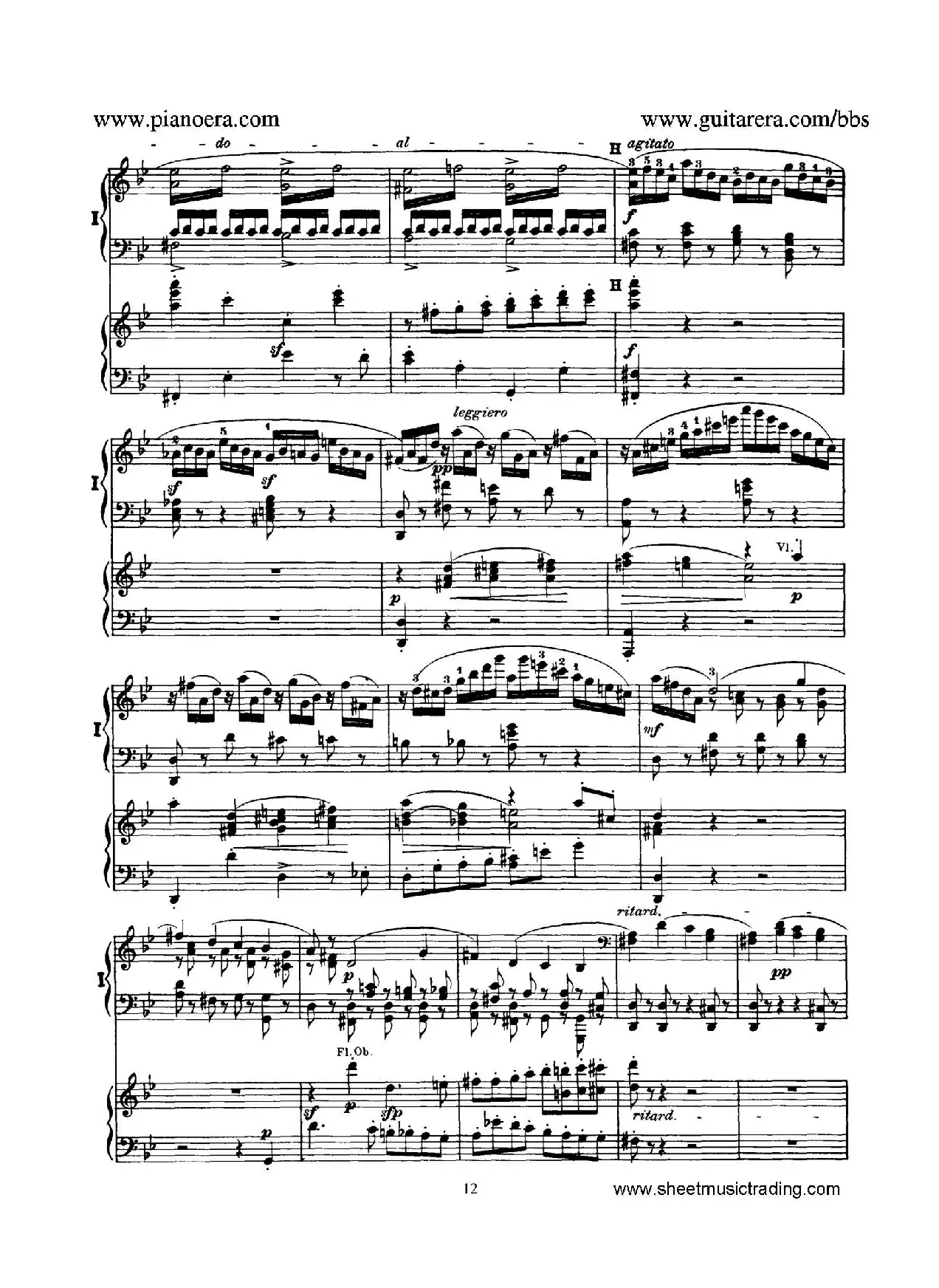 Piano Concerto No.1 in g Minor Op.25（g小调第一钢琴协奏曲·双钢琴）