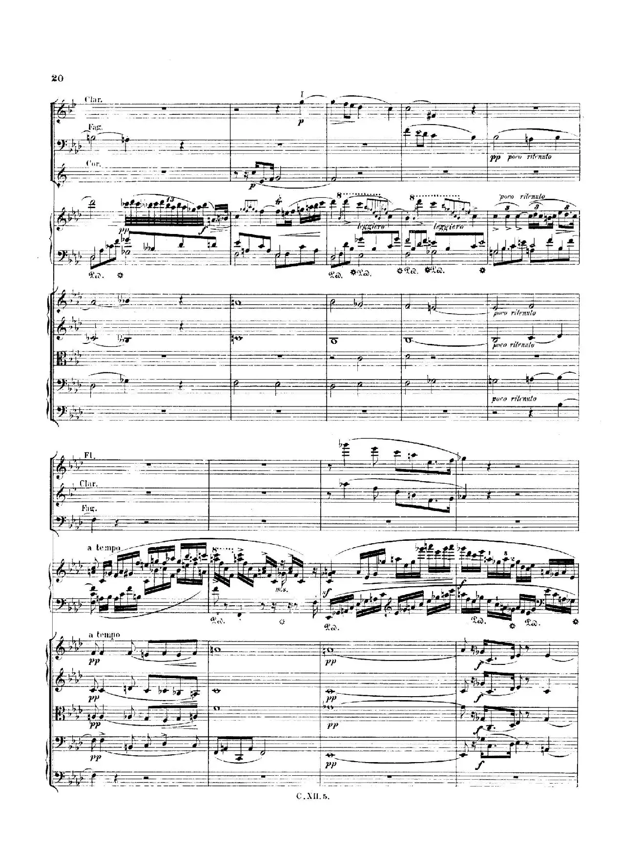 Piano Concerto No.2 in f Minor Op.21（f小调第二钢琴协奏曲·总谱）