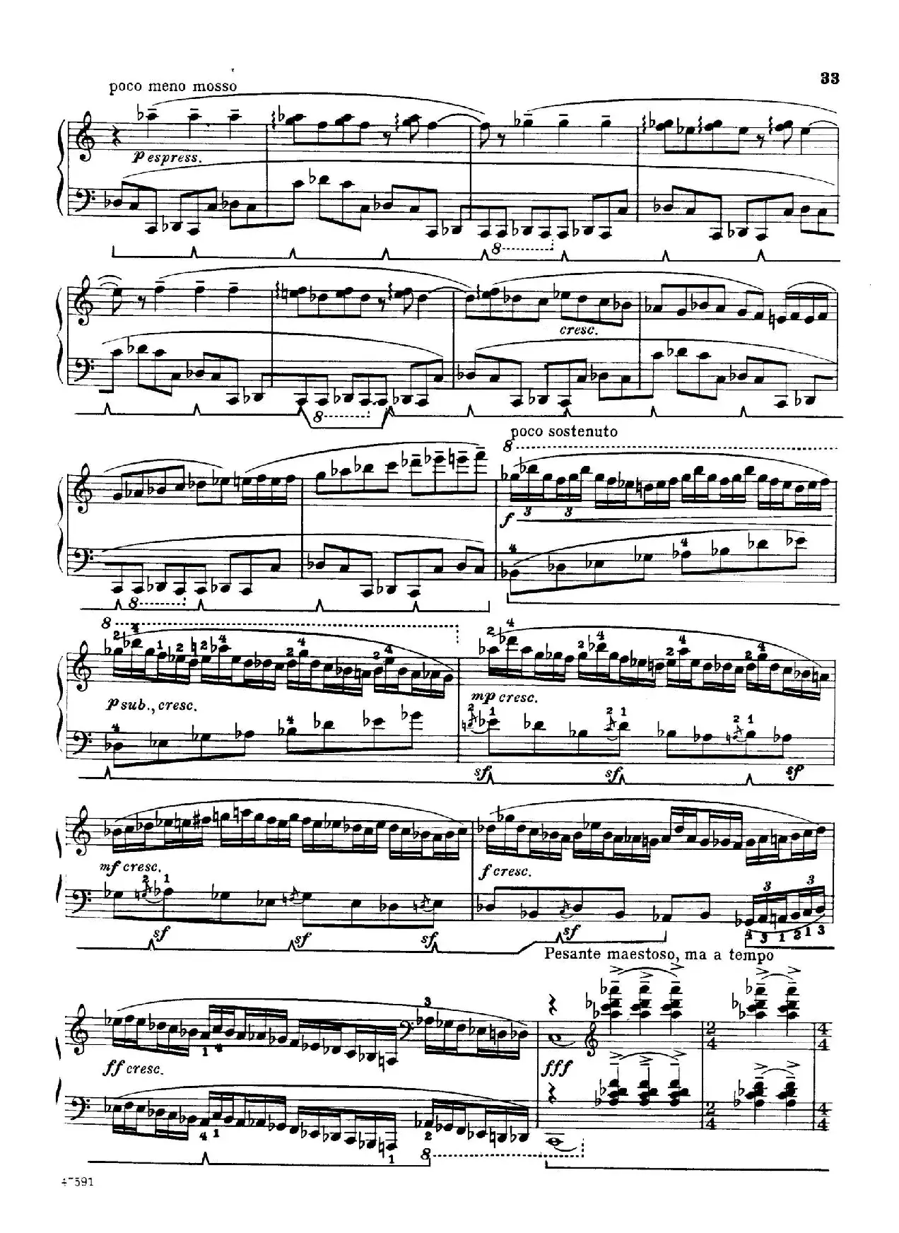 Piano Sonata in E-flat Major Op.95（降E大调钢琴奏鸣曲·Ⅲ）