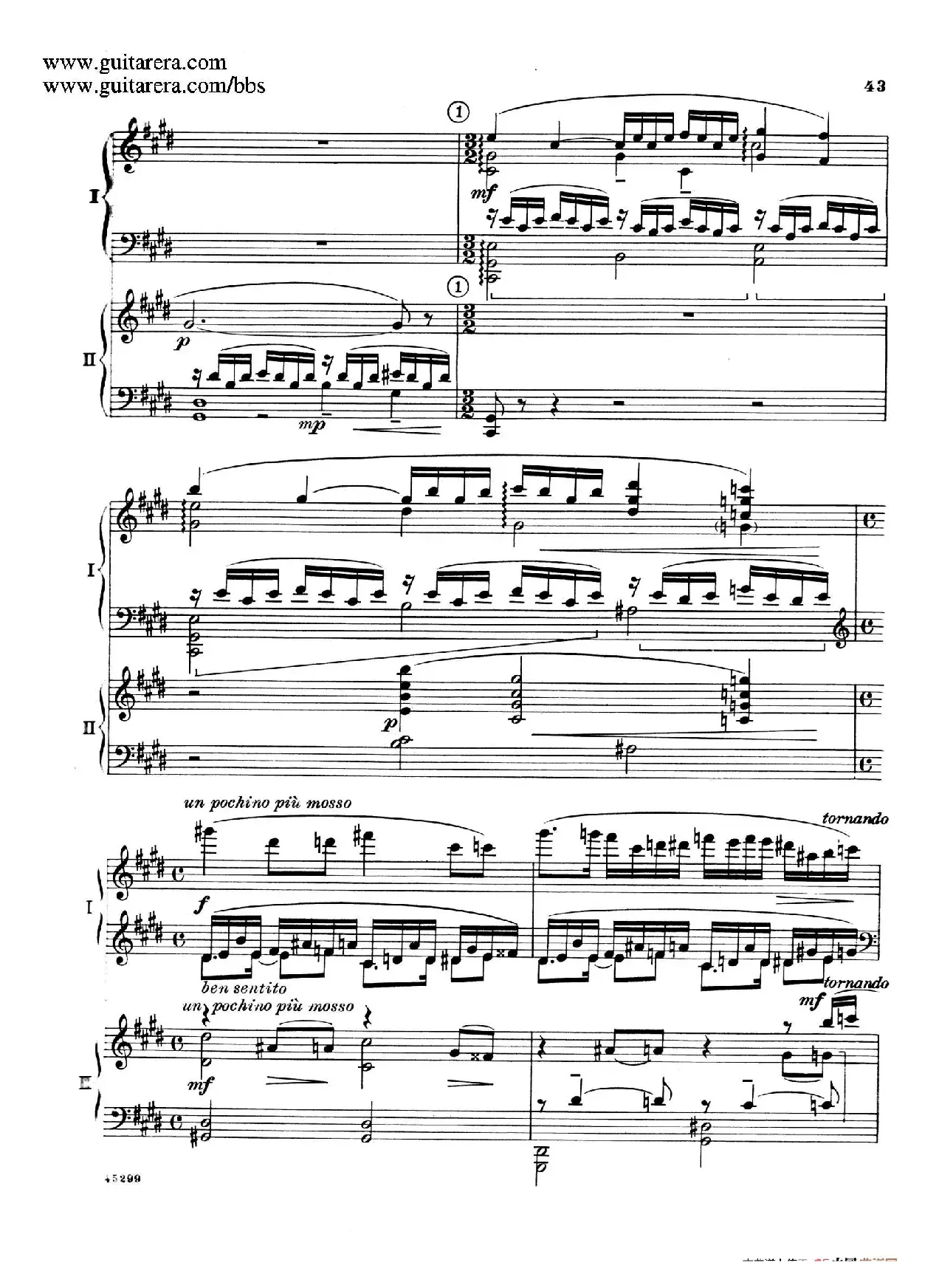 Piano Concerto Op.38（钢琴协奏曲·双钢琴·第二乐章）