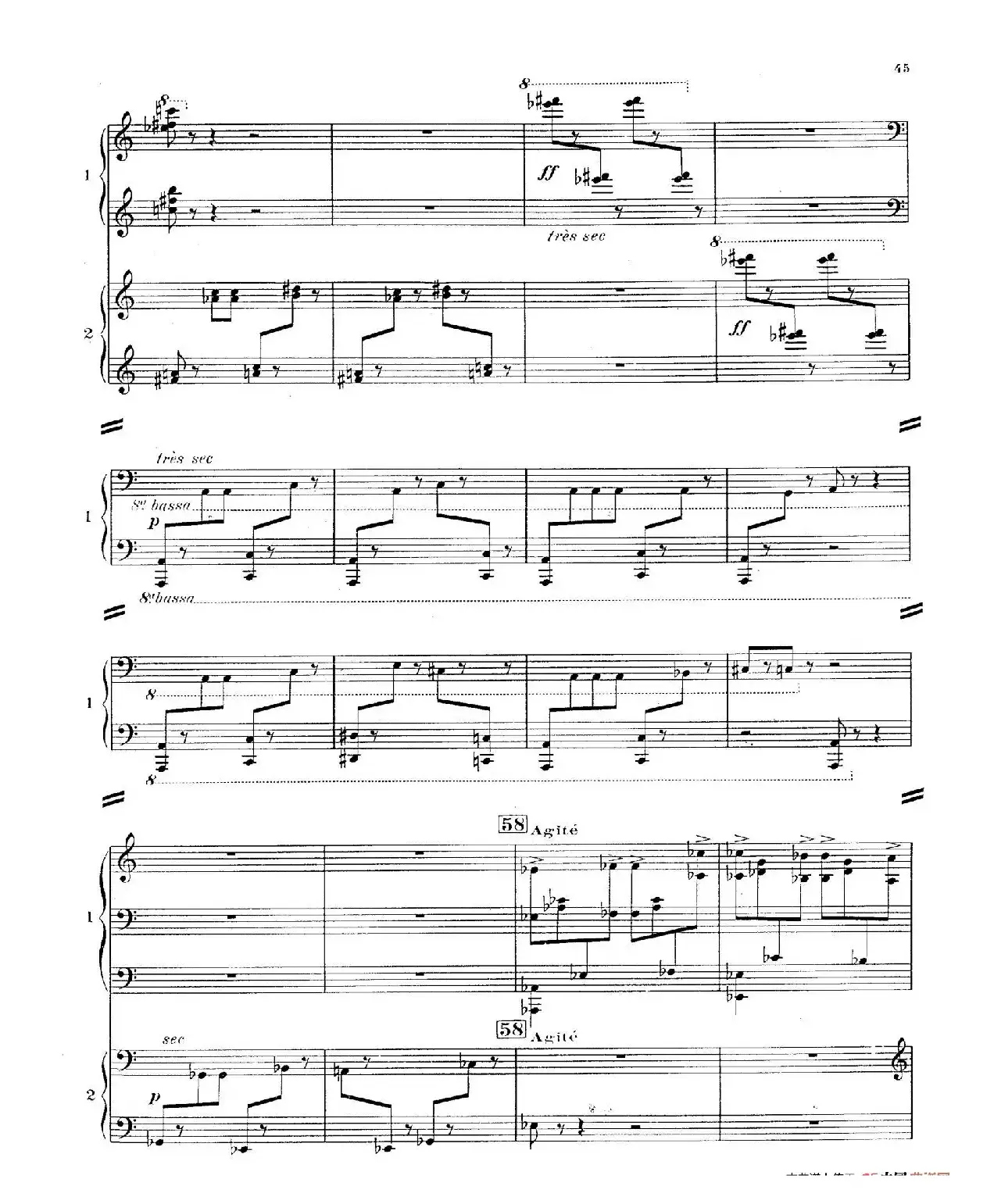 Concerto for 2 Pianos in d Minor（d小调双钢琴协奏曲· 第三乐章）