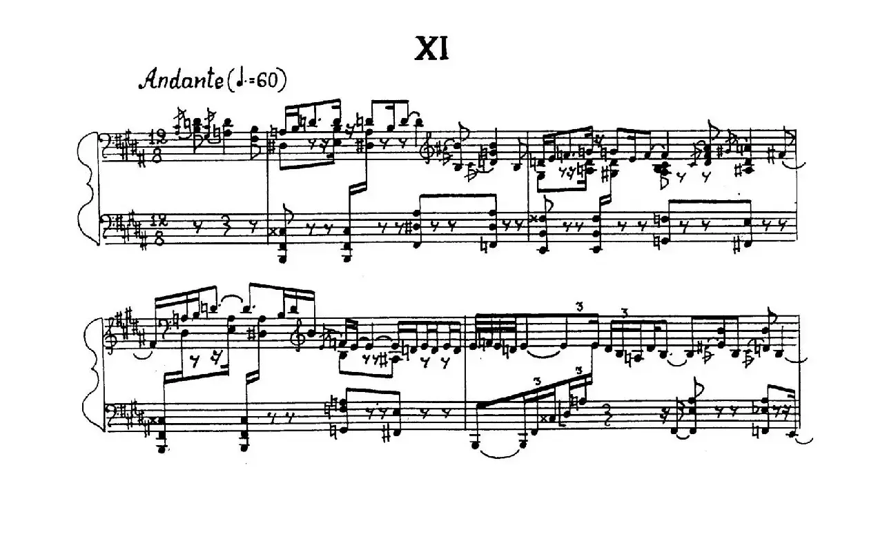 24 Preludes Op.53（24首前奏曲· Ⅺ）