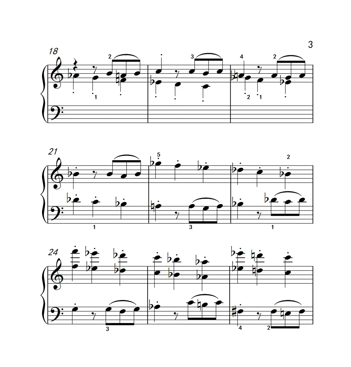 奏鸣曲 Opus 2 Nr.3 第三乐章（贝多芬奏鸣曲集 1）