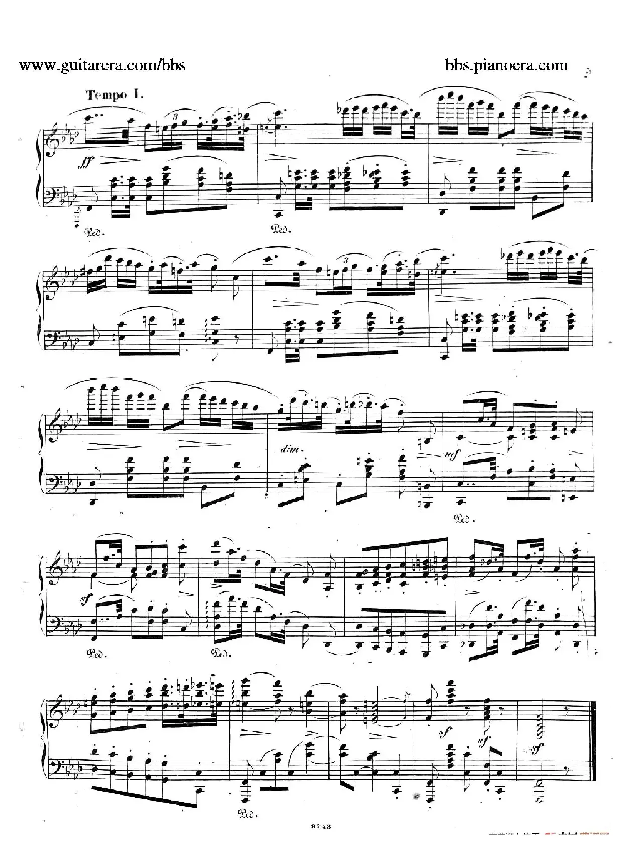 Phantasiestücke Op.31（幻想曲集·1. f小调）