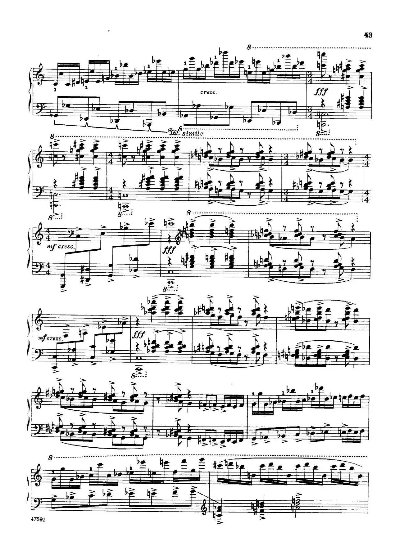 Piano Sonata in E-flat Major Op.95（降E大调钢琴奏鸣曲·Ⅲ）