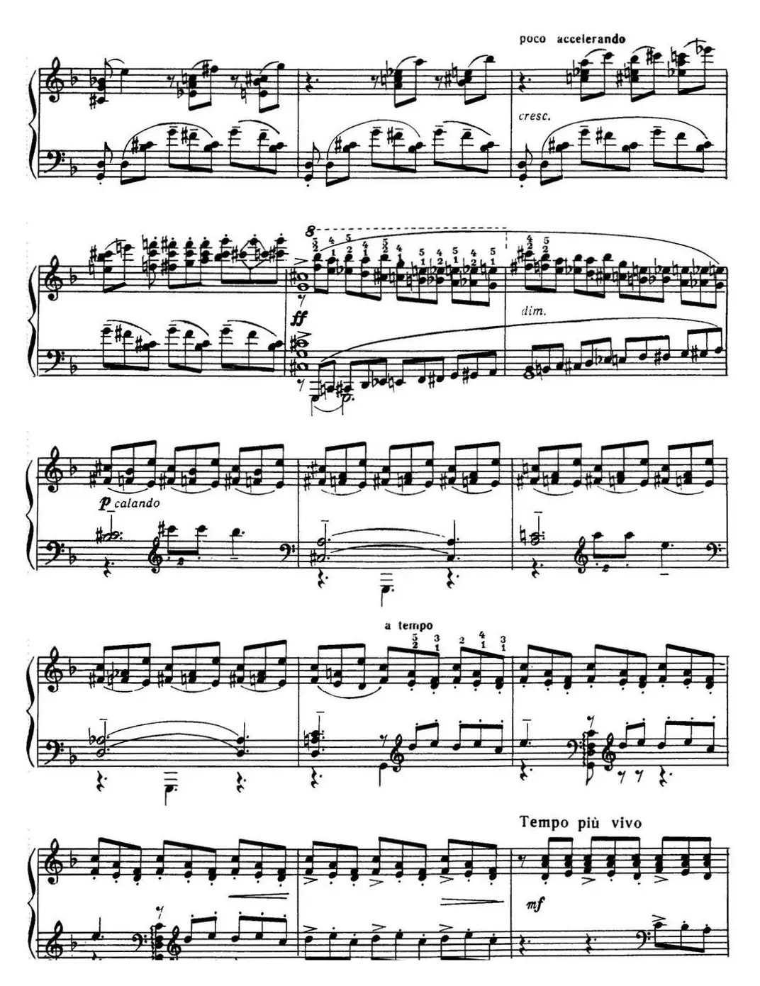 拉赫玛尼诺夫 音画练习曲16或17 Etudes tableaux Op.39 No.8