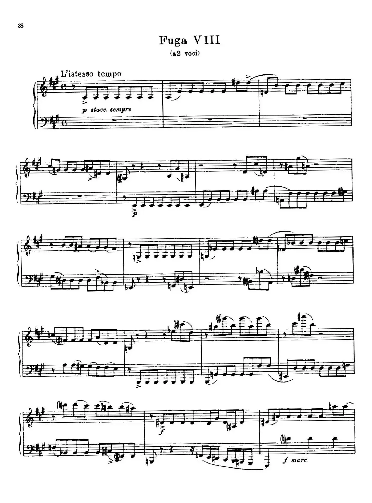 24 Preludes and Fugues Part.1 Op.45（24首前奏曲与赋格·第一部分·7）