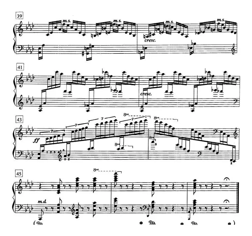 钢琴教程第七级 练习曲（OP.72 No.11）