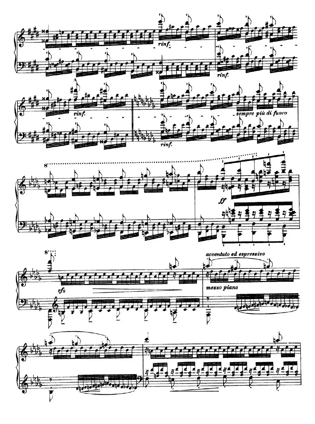 12 Etudes d'execution Transcendante S.139（12首超技练习曲·12）