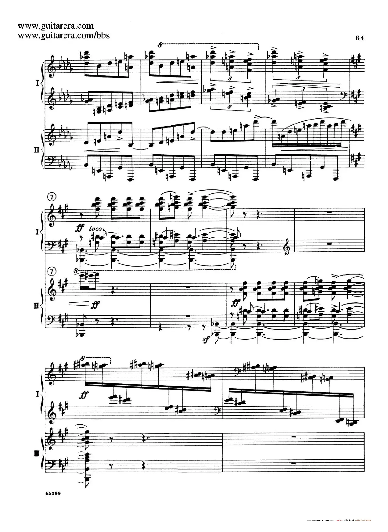 Piano Concerto Op.38（钢琴协奏曲·双钢琴·第三乐章）