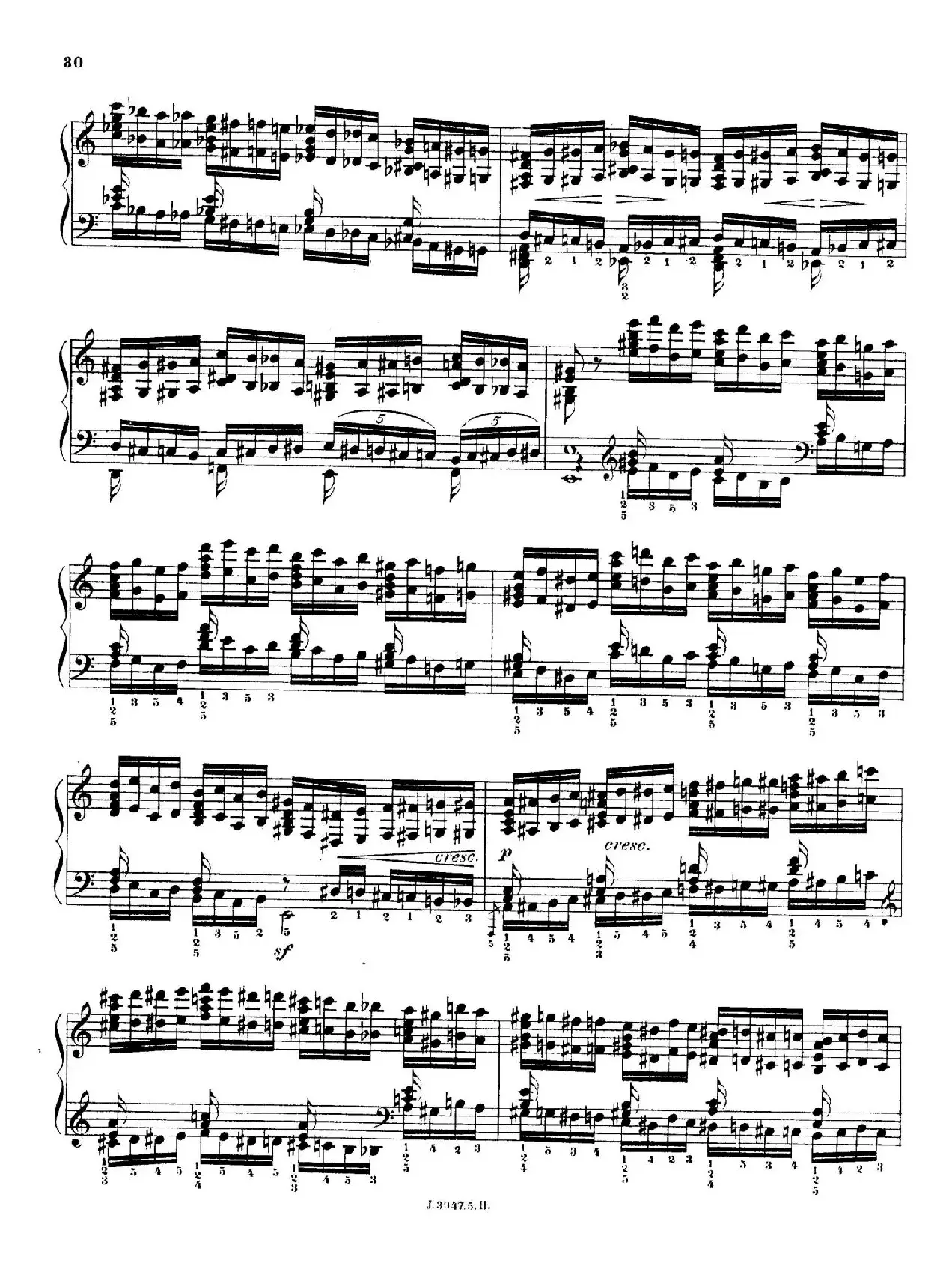 6 Etudes de Concert（6首音乐会练习曲·5）