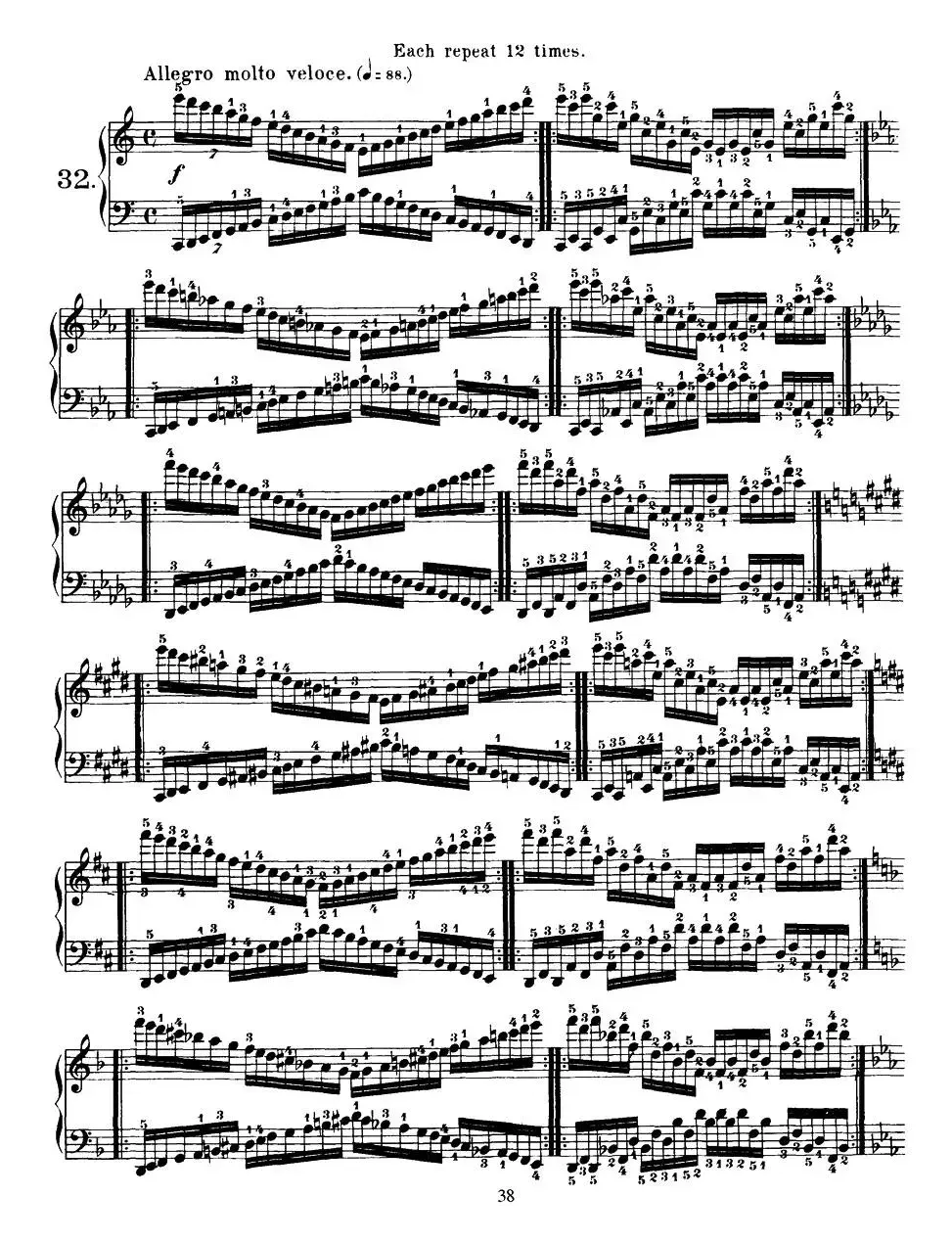 Czerny - 40 Daily Exerci Op.337（31—35）（40首日常训练曲）