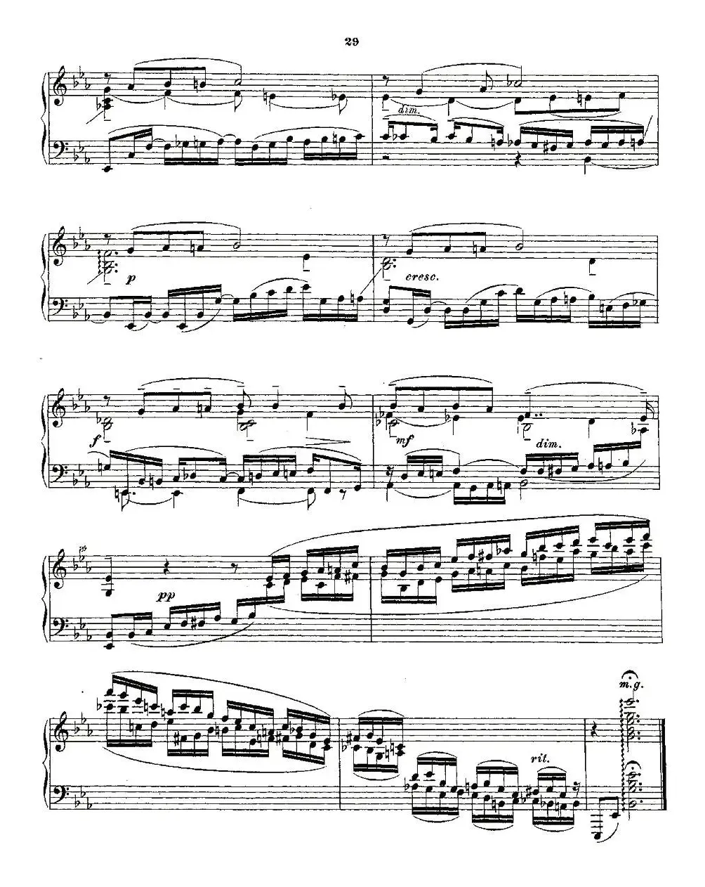 10首《前奏曲》之六（Rachmaninoff 10 Preludes, Op.23）