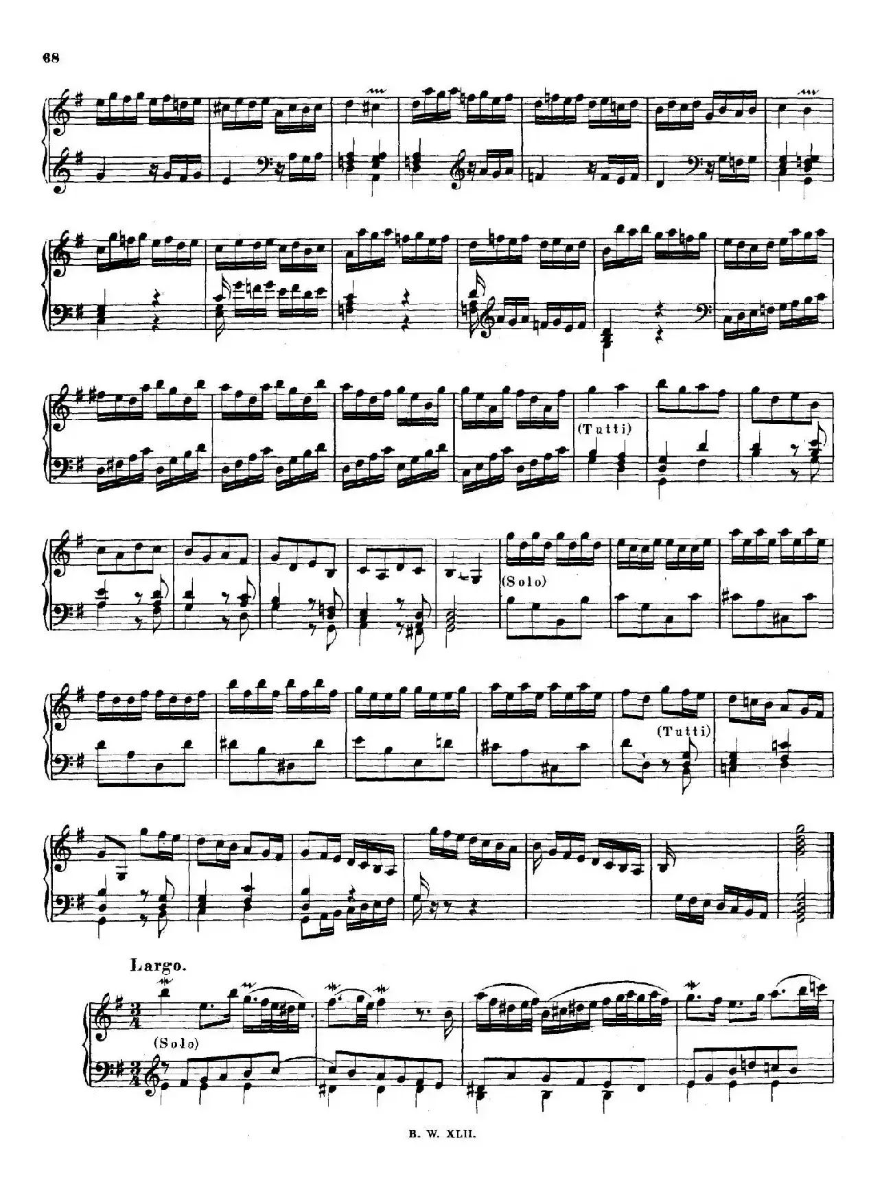 16 Concertos  BWV 972-987（十六首为独奏古钢琴而作的协奏曲）（P1——10）