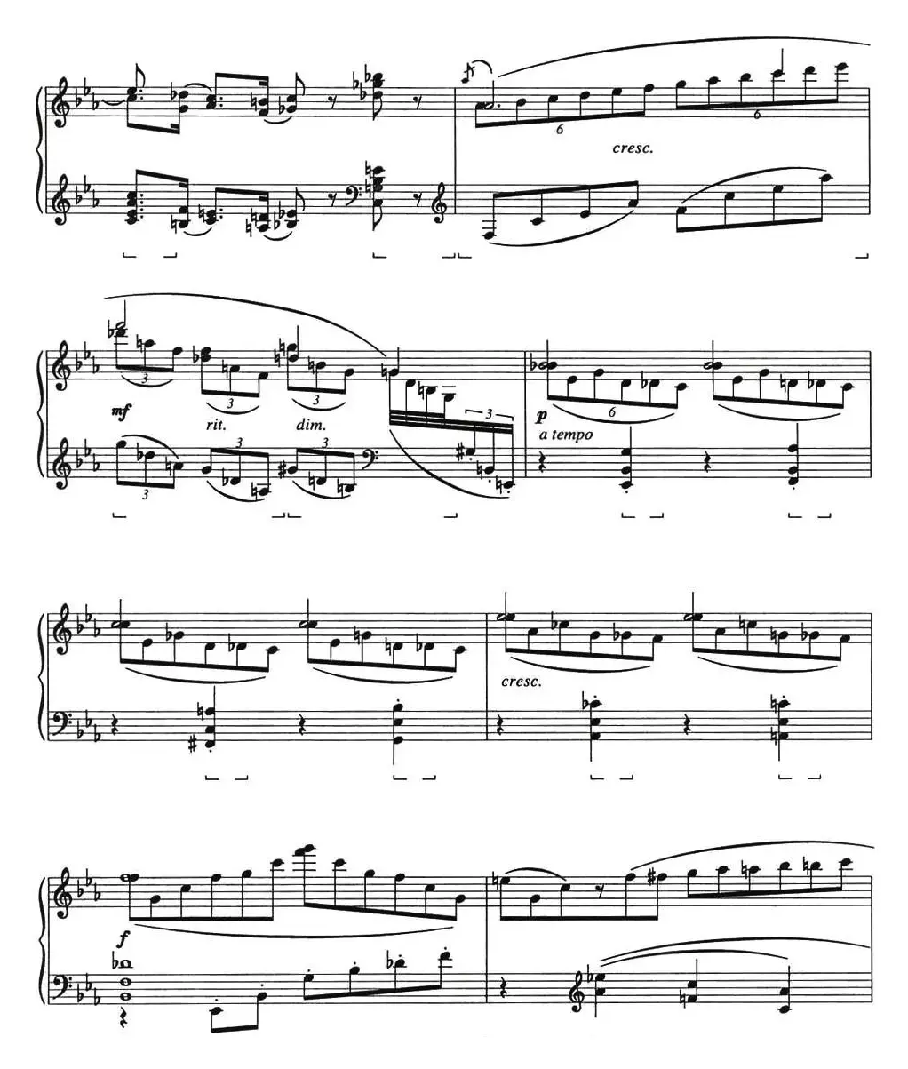 Etude 1.Liza（乔治·格什温练习曲·1、莉萨）