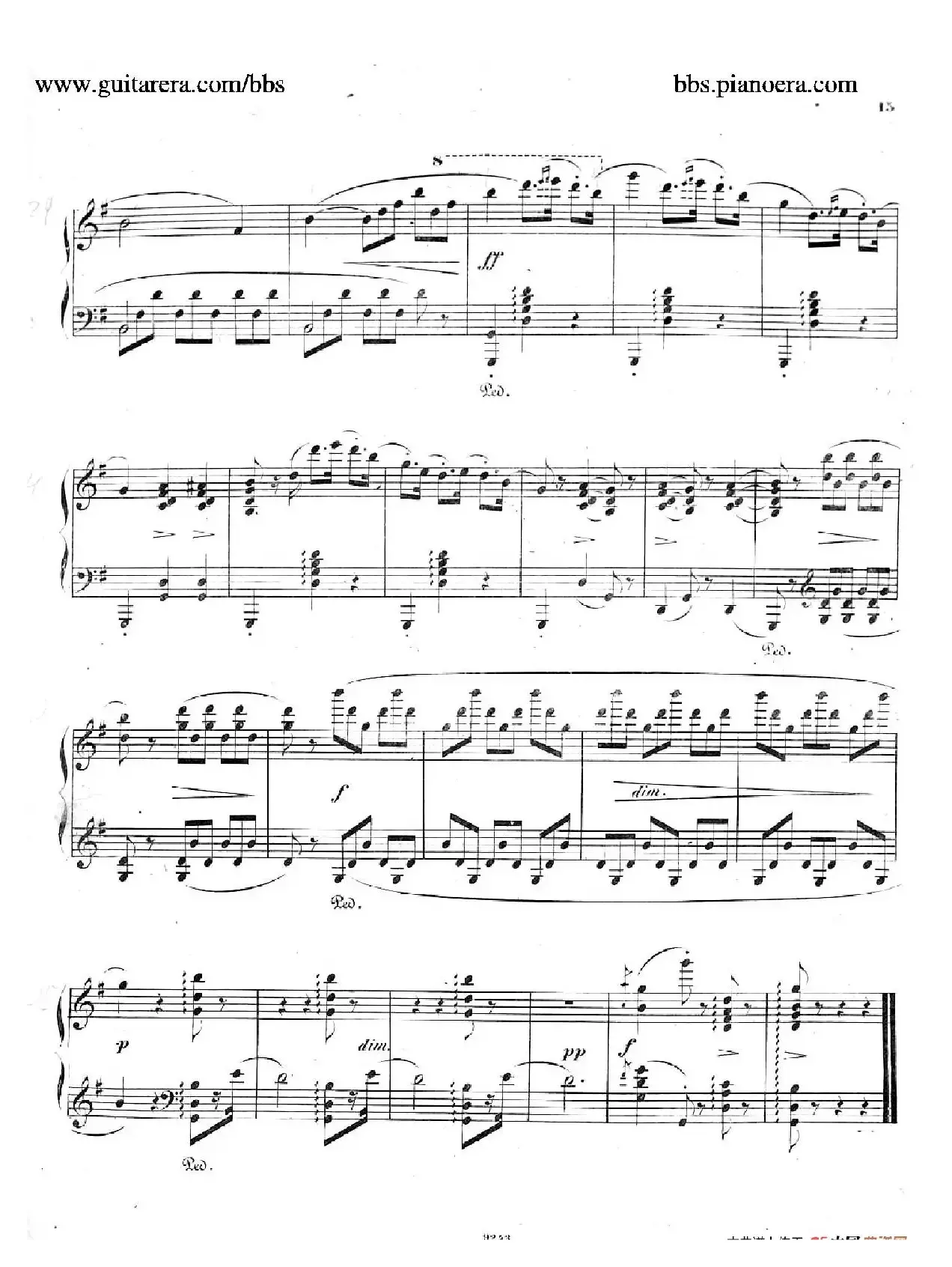 Phantasiestücke Op.31（幻想曲集·4. g小调）