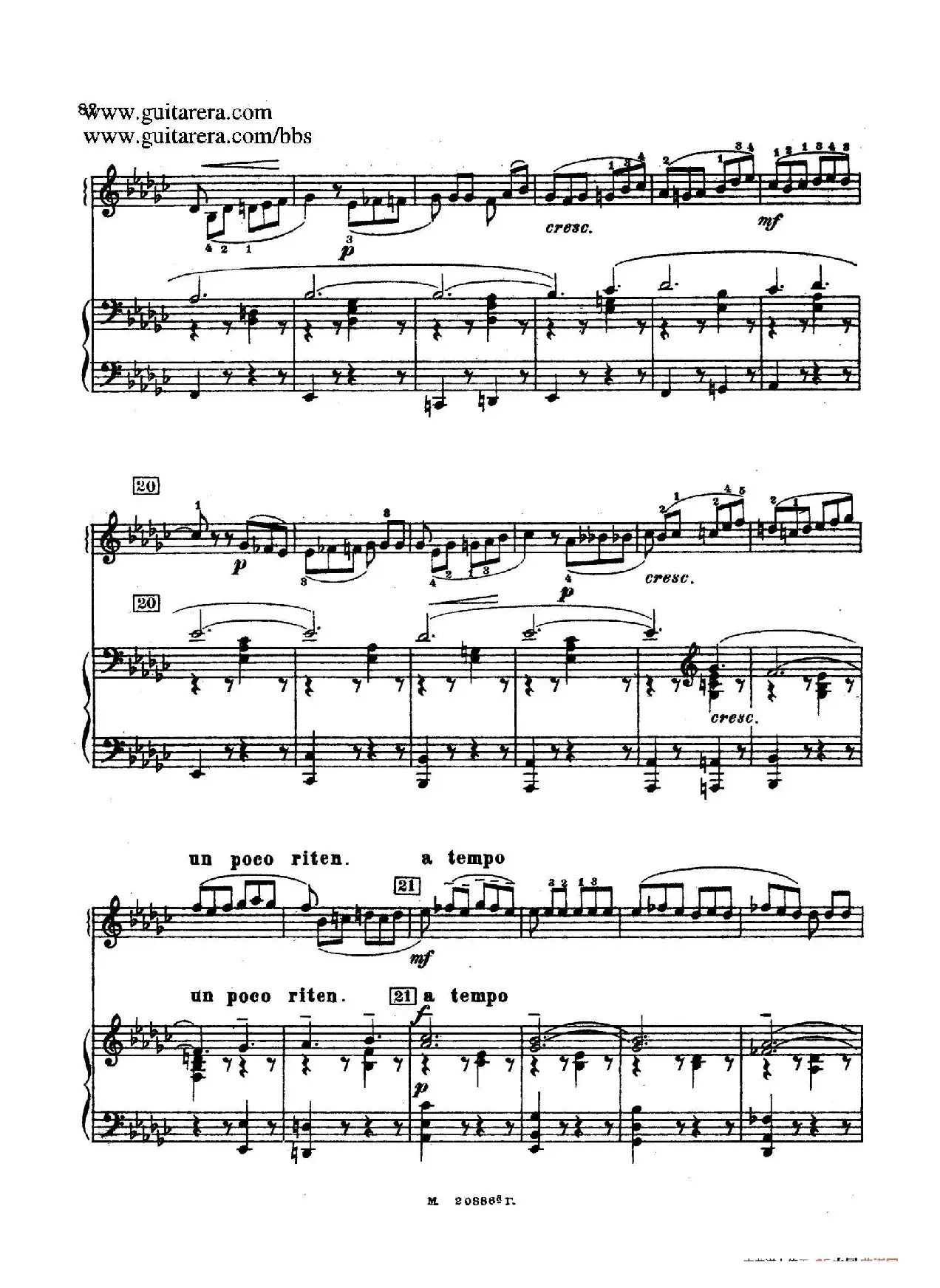 第二双钢琴组曲 Suite for Two Pianos No.2 Op.17（4. 塔兰泰拉舞曲 Tarantella）