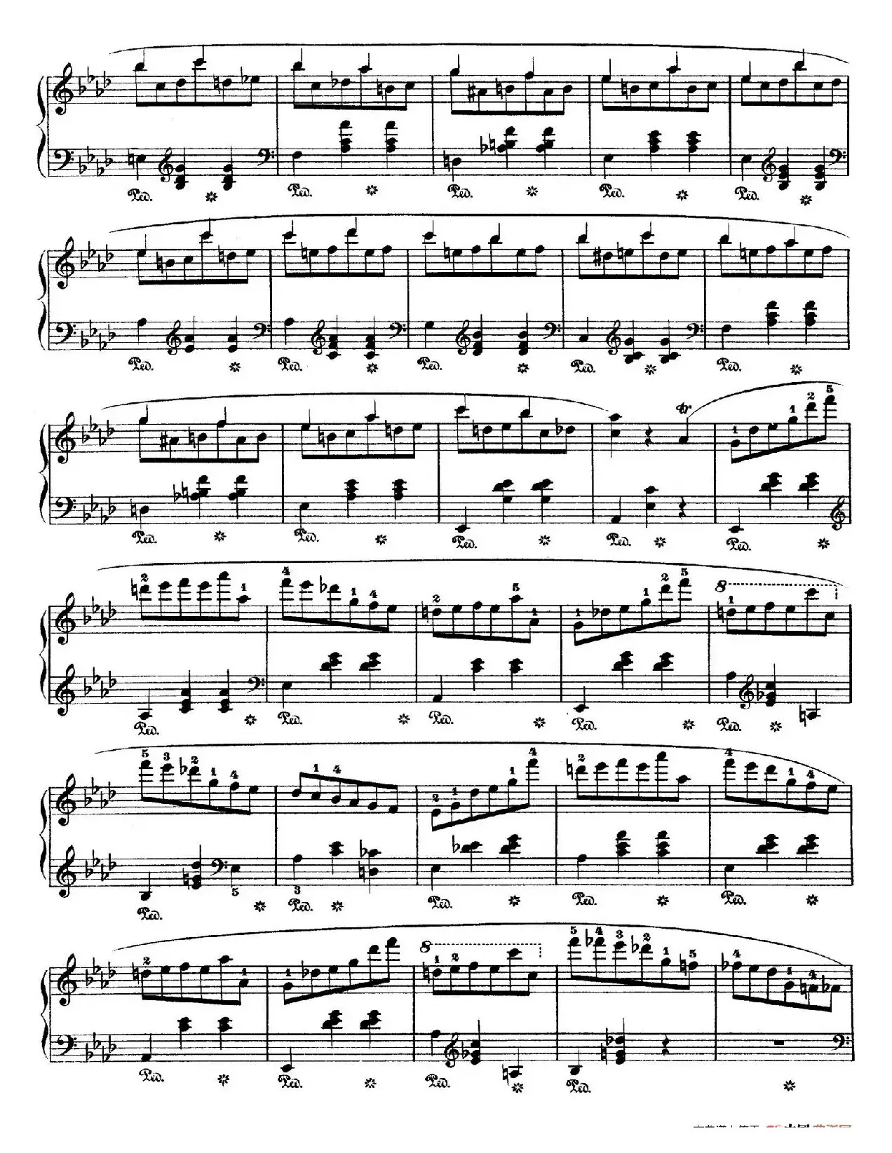 Grande Valse in A-flat Major Op.42（降A大调华丽圆舞曲）