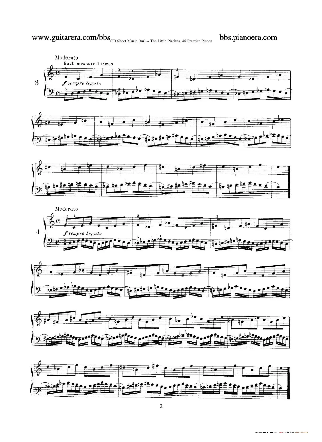 48 Practice Pieces（四十八首钢琴练习曲）