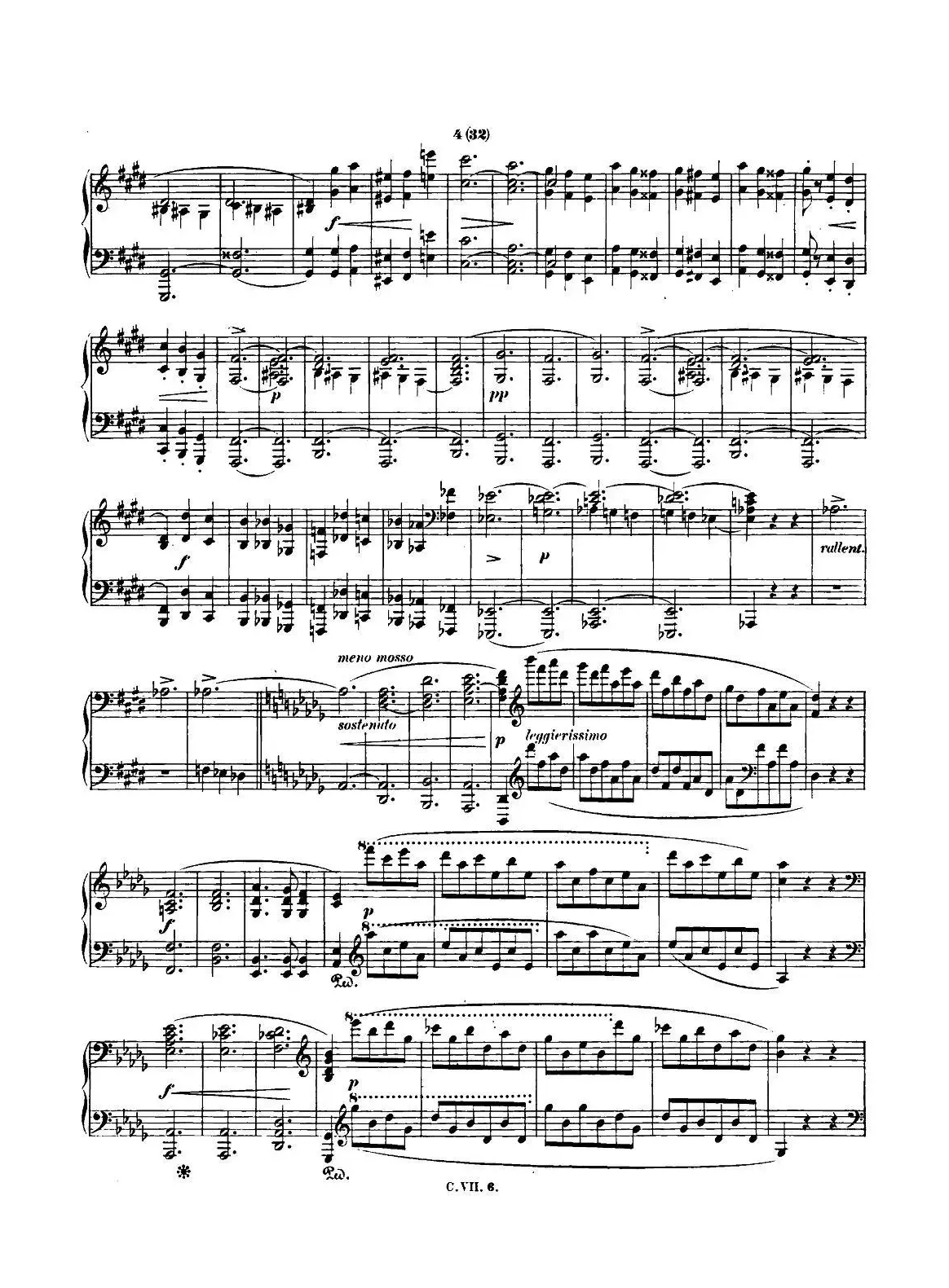 肖邦 钢琴谐谑曲 Chopin Scherzo（No.3 升c小调，Op.39）