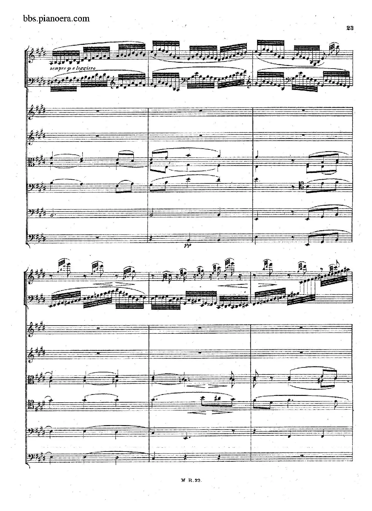 Piano Concerto No.1 in g Minor Op.25（g小调第一钢琴协奏曲·总谱）