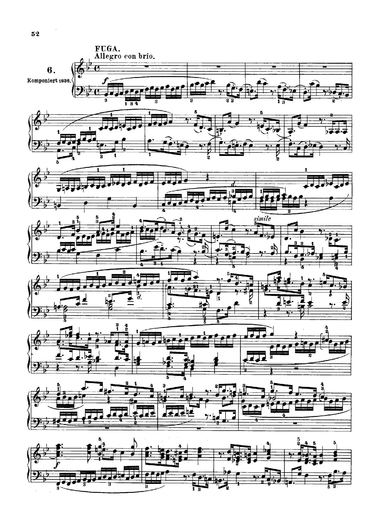 6 Preludes and Fugues Op.35（6首前奏曲与赋格·6）