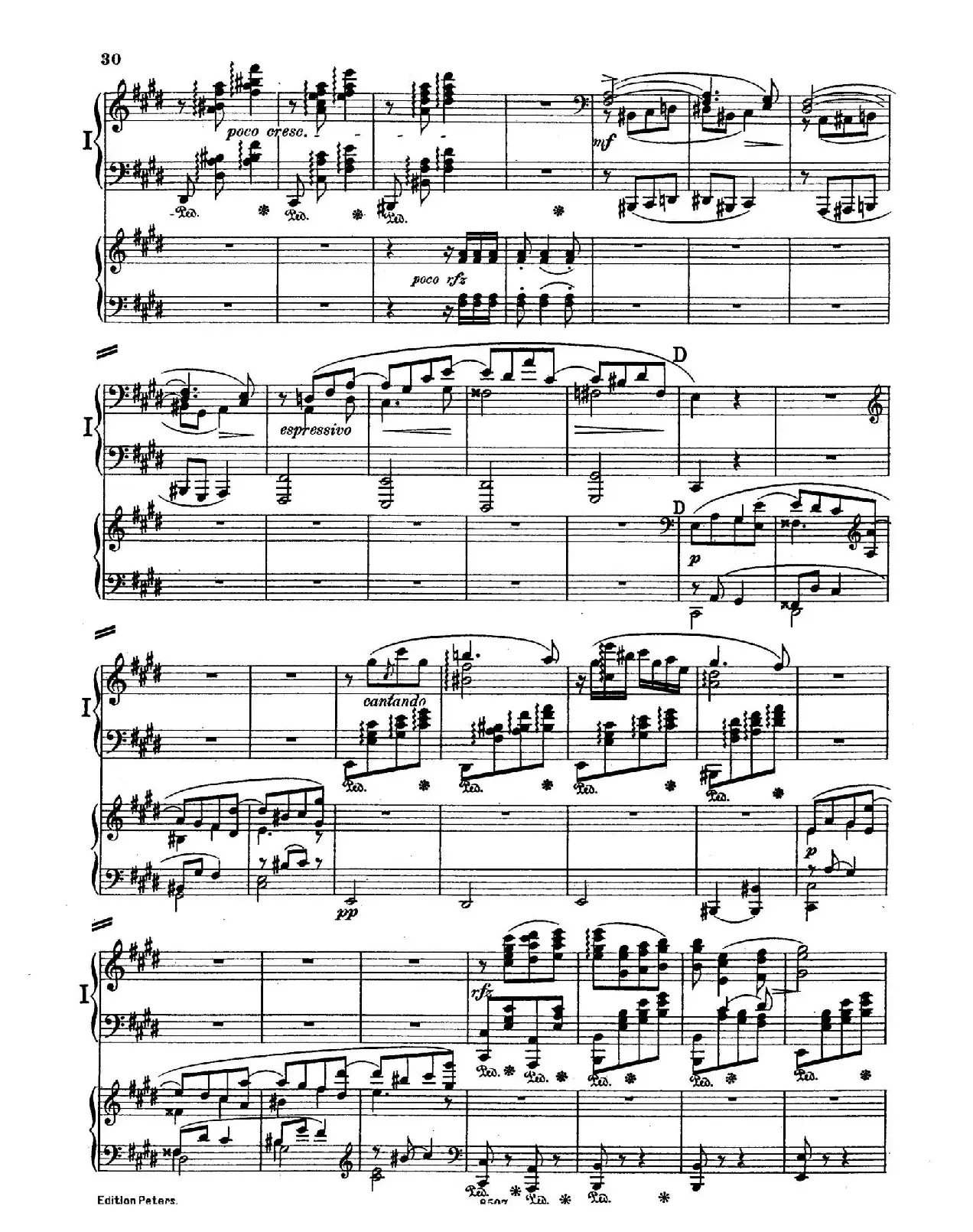 Piano Concerto in E Major Op.59（E大调钢琴协奏曲·双钢琴·第二乐章）