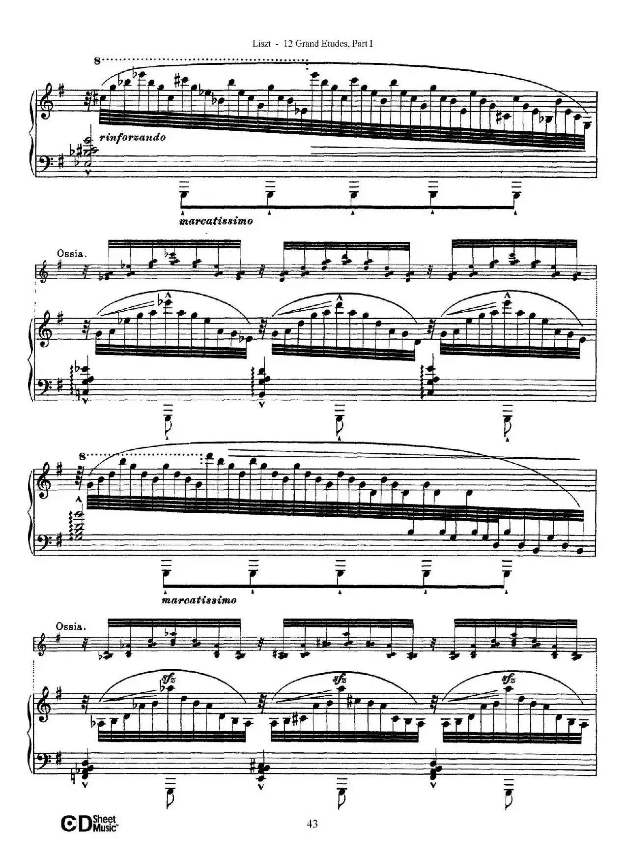 12 Grand Etudes S.137（12首华丽的练习曲·6）