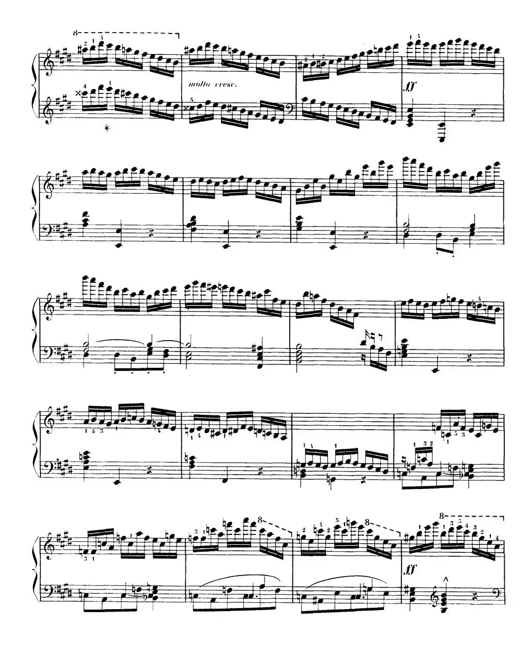 15 Etudes de Virtuosité, Op.72  No.1  （十五首钢琴练习曲之一）