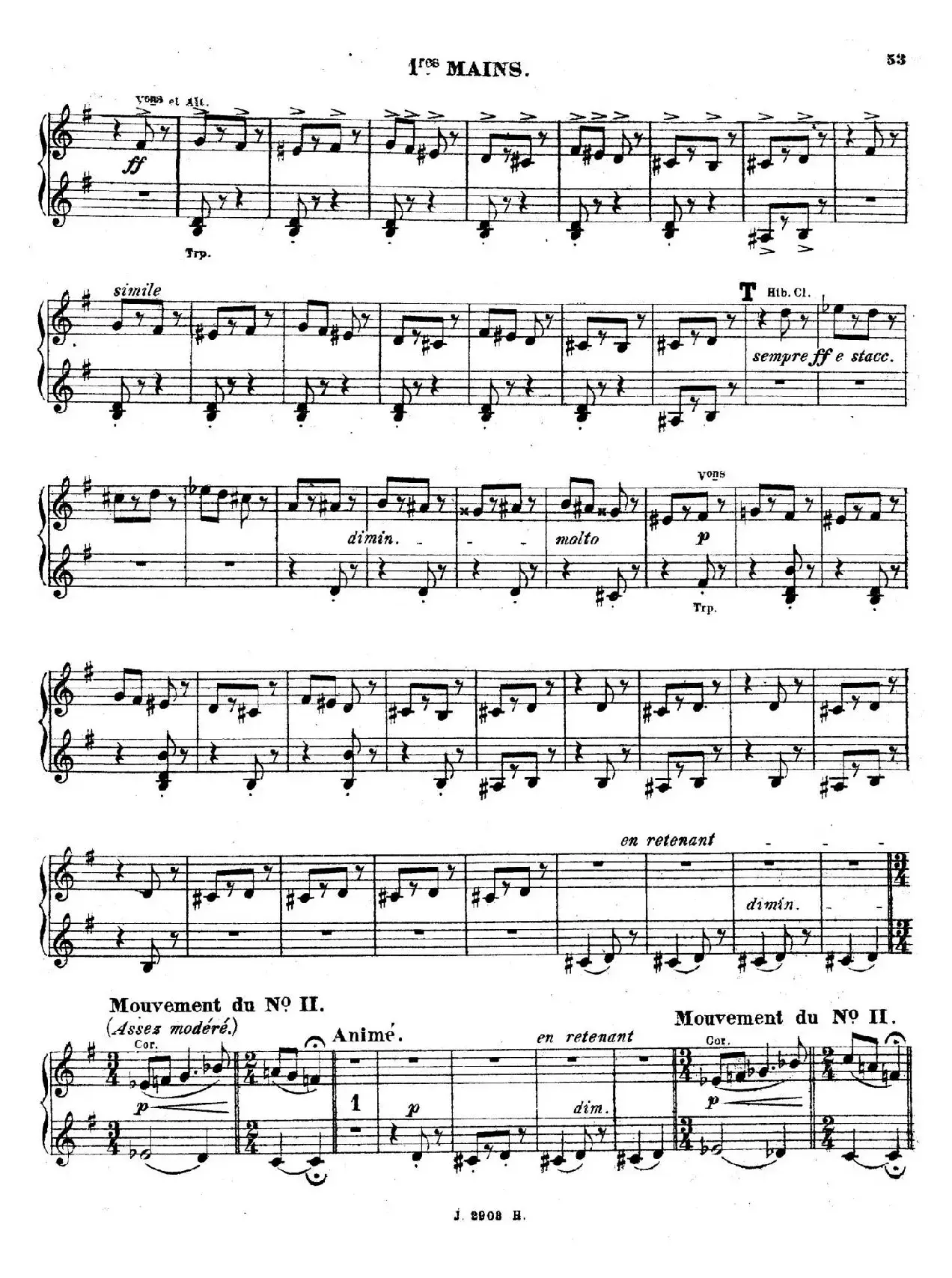 Symphony on a French Mountain Air Op.25（法国山歌交响曲·双钢琴·Ⅲ）