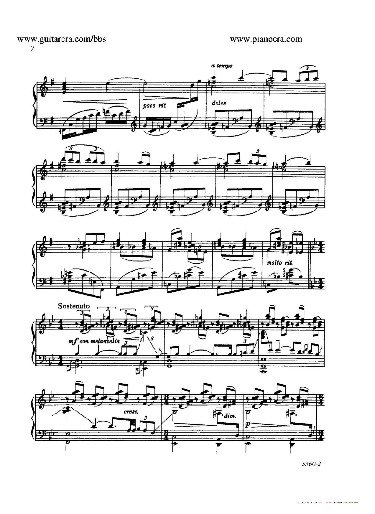 Fourth Piano Sonata S.360（第四钢琴奏鸣曲）