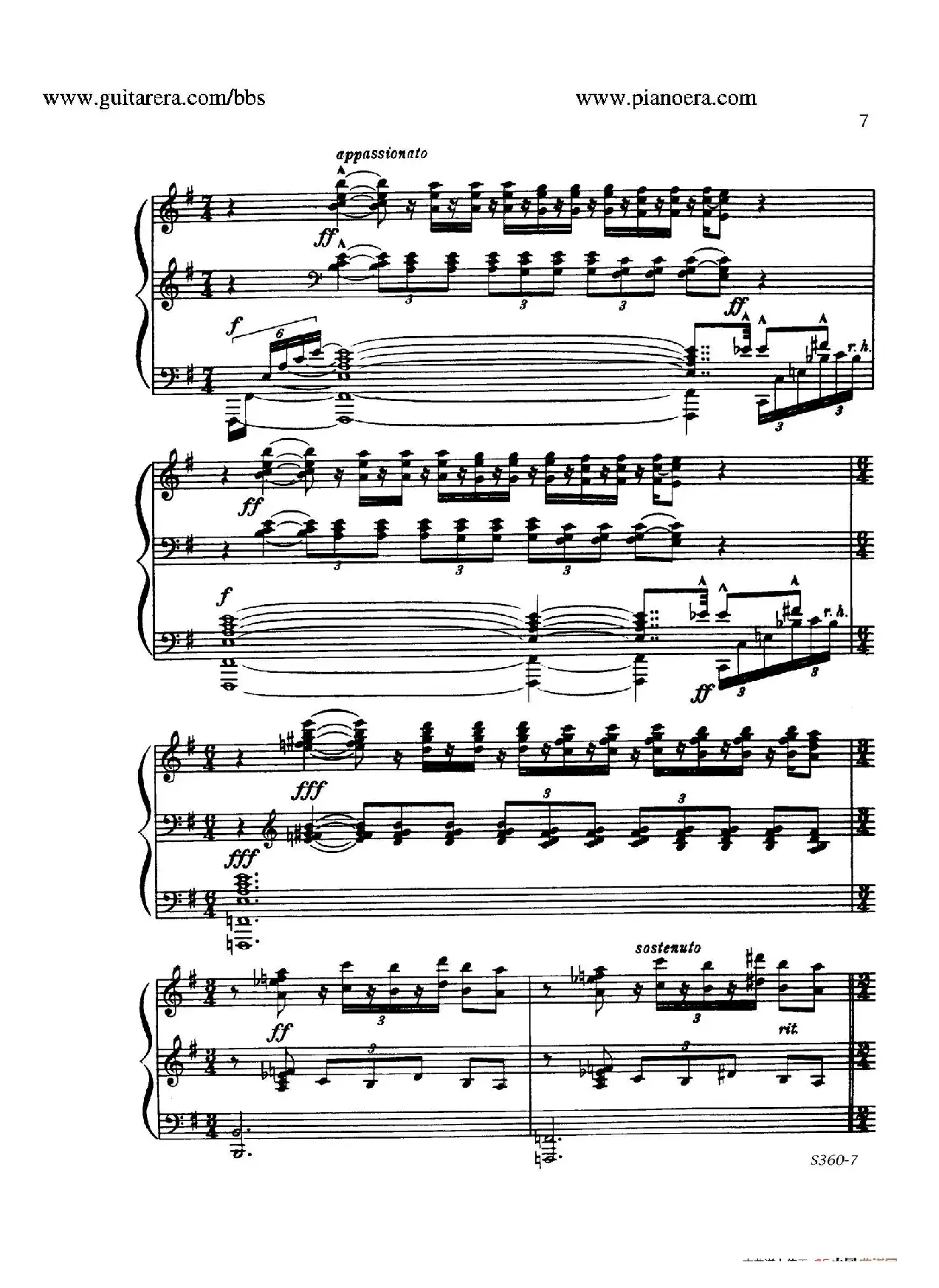 Fourth Piano Sonata S.360（第四钢琴奏鸣曲）