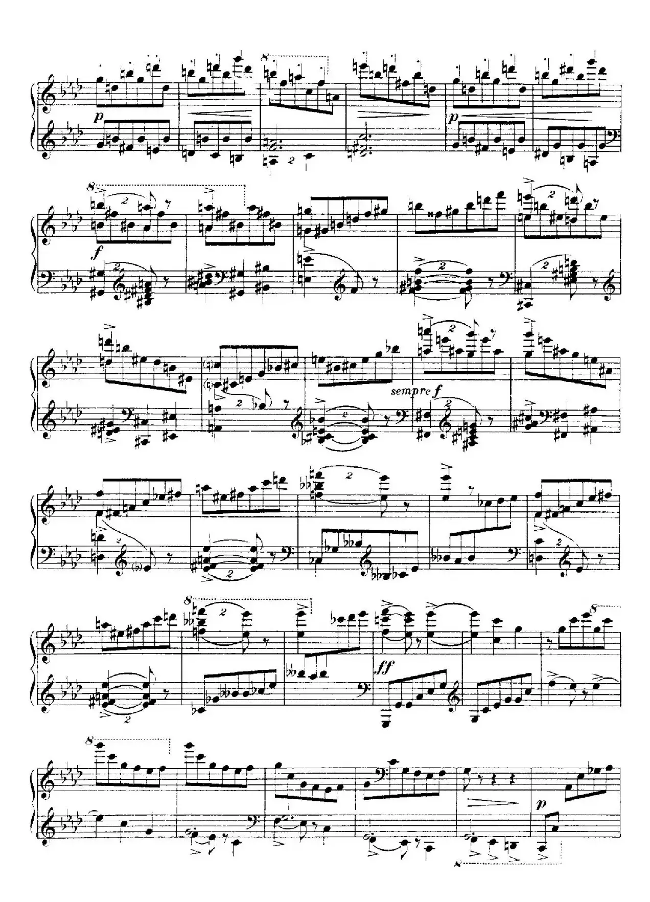 4 Valses Caprice（4首随想圆舞曲）（Op.62 No. 4 in A-flat）