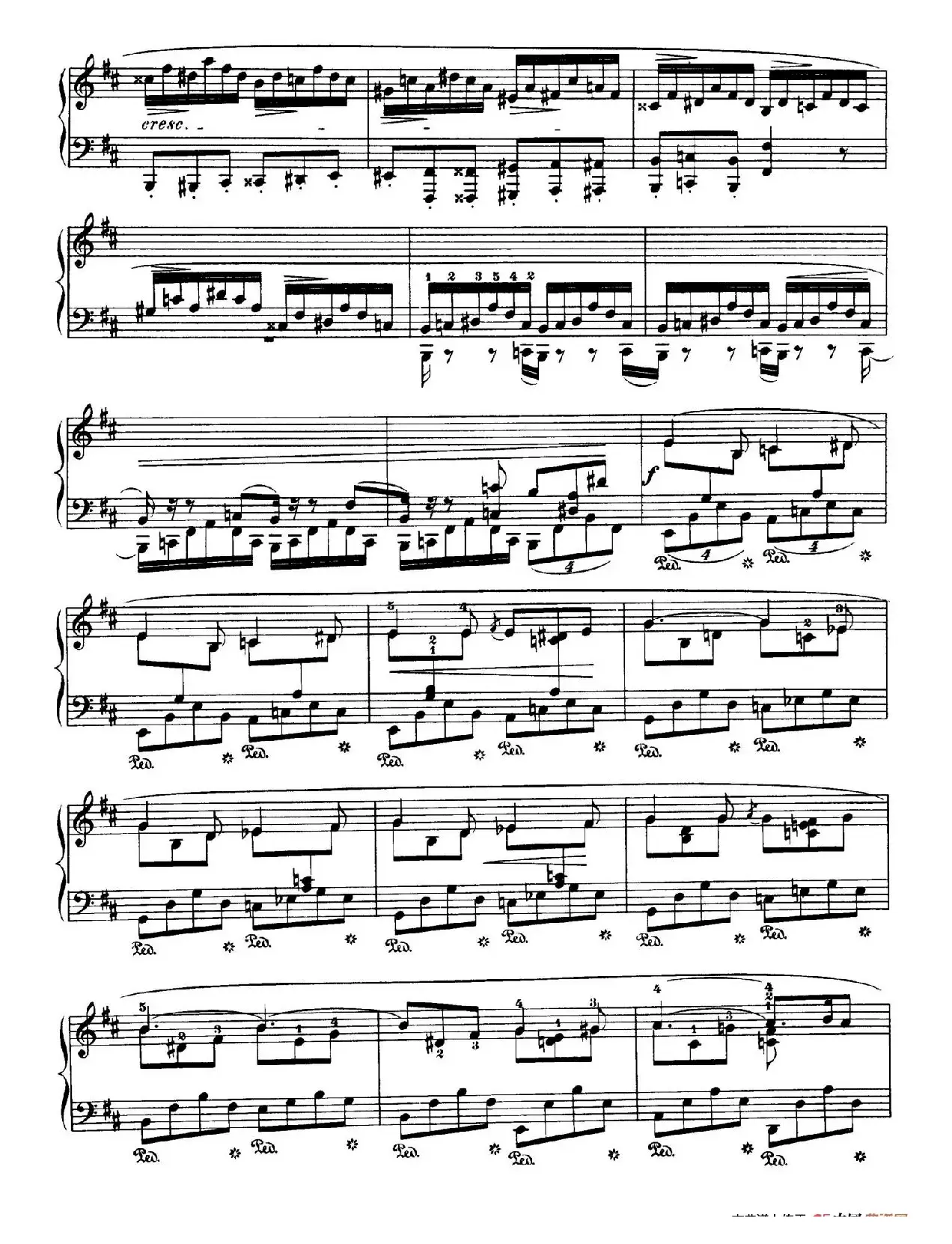 Piano Sonata No.3 in b Minor Op.58（b小调第三钢琴奏鸣曲·第四乐章）