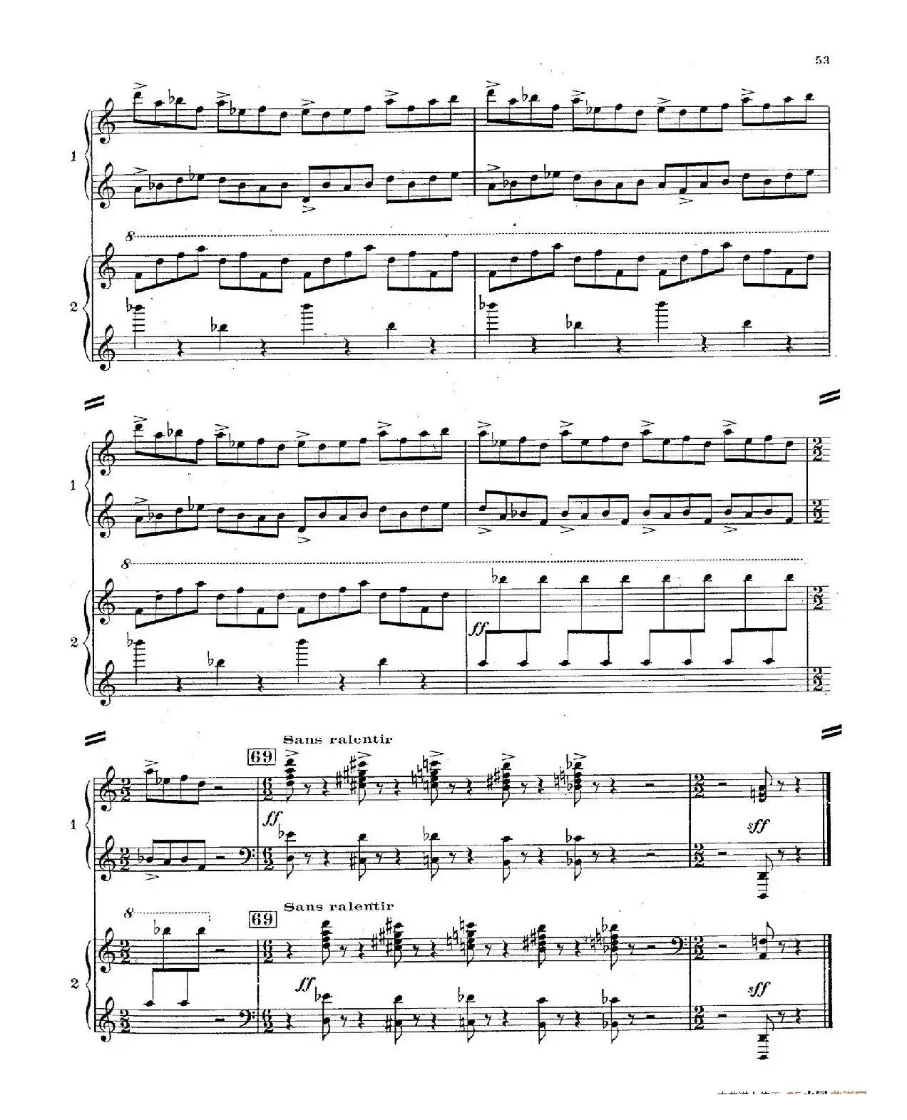 Concerto for 2 Pianos in d Minor（d小调双钢琴协奏曲· 第三乐章）