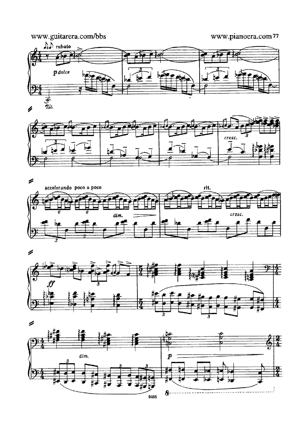 Piano Concerto in D-flat Major Op.37（降D大调钢琴协奏曲·Ⅲ·双钢琴）