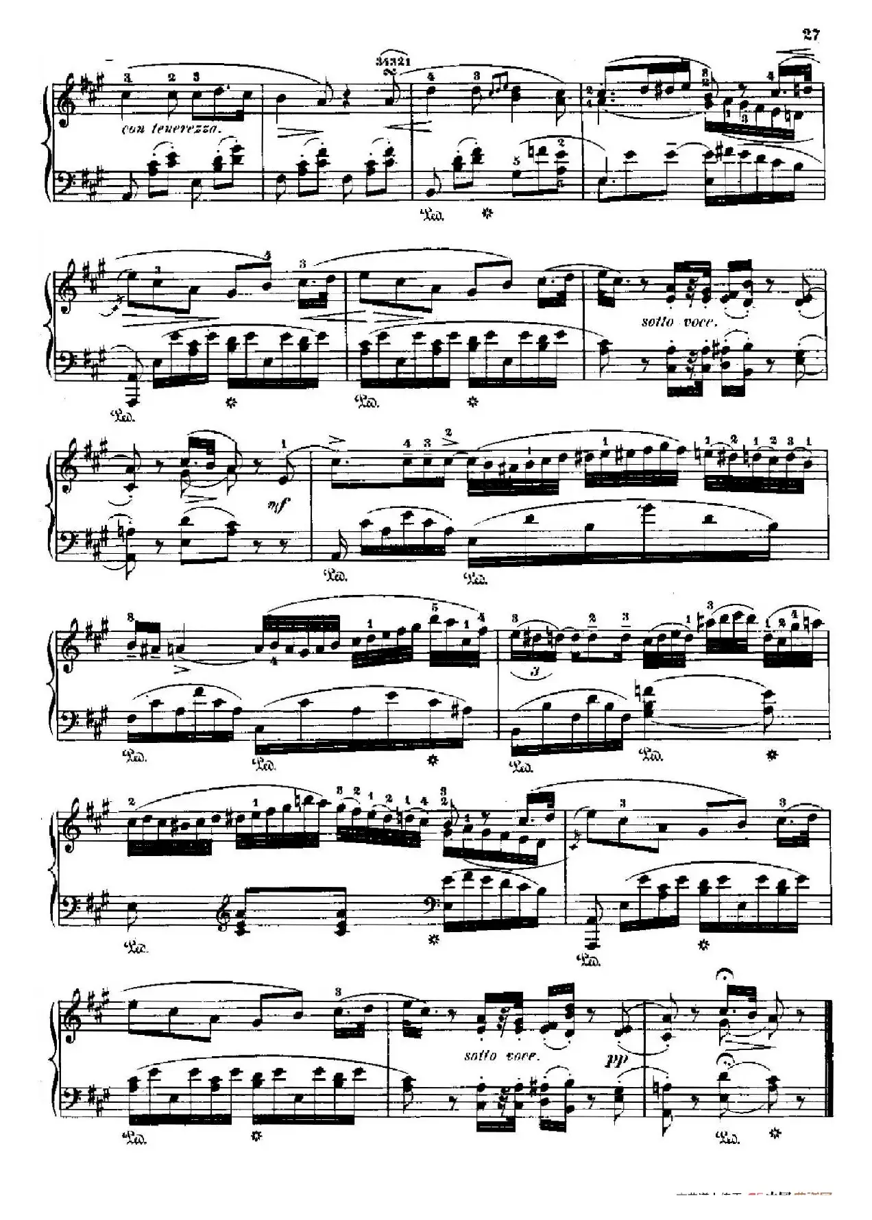 Nocturne No.7 in A Major （A大调第七号夜曲）