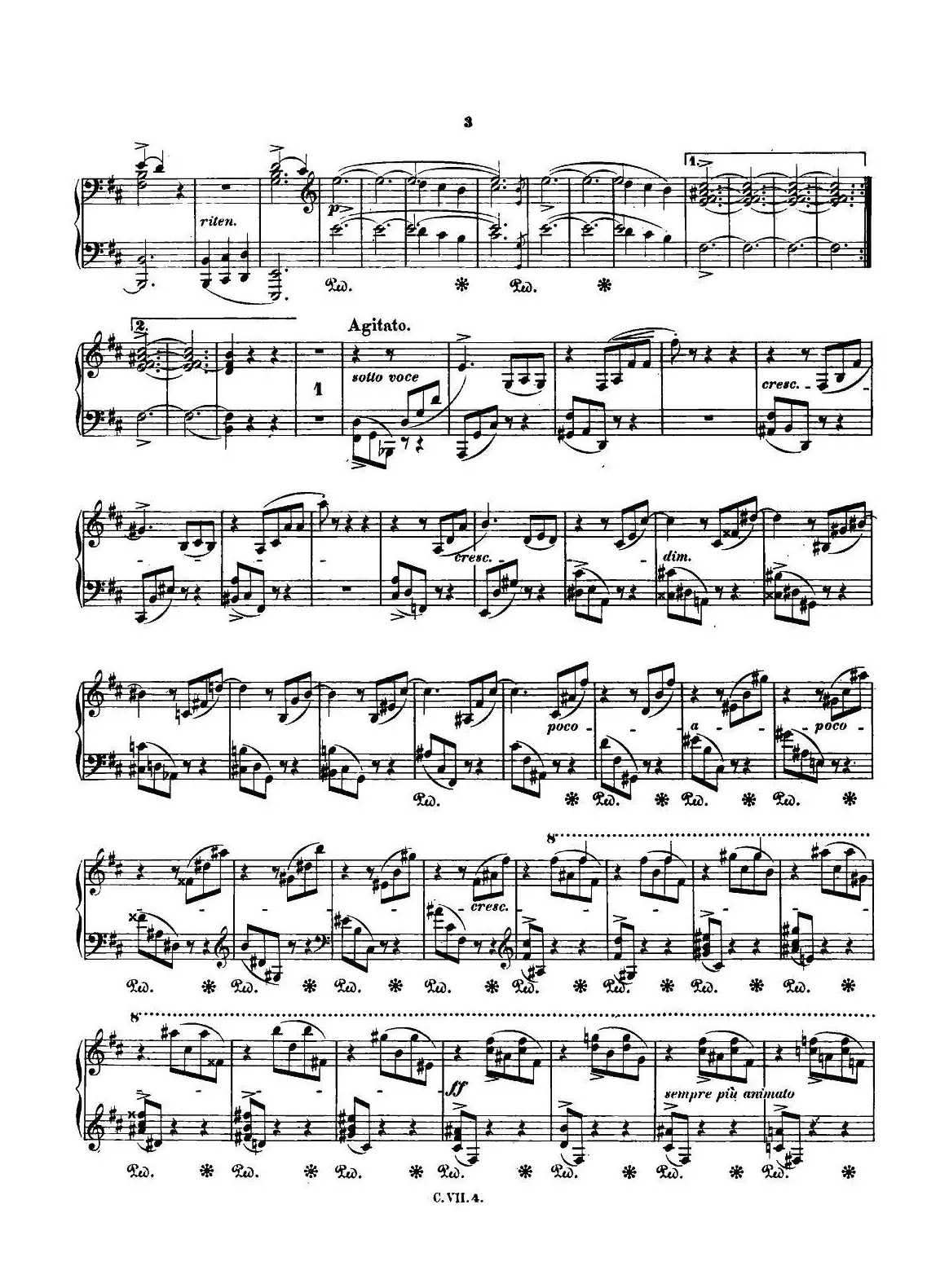 肖邦 钢琴谐谑曲 Chopin Scherzo（No.1 b小调，Op.20）