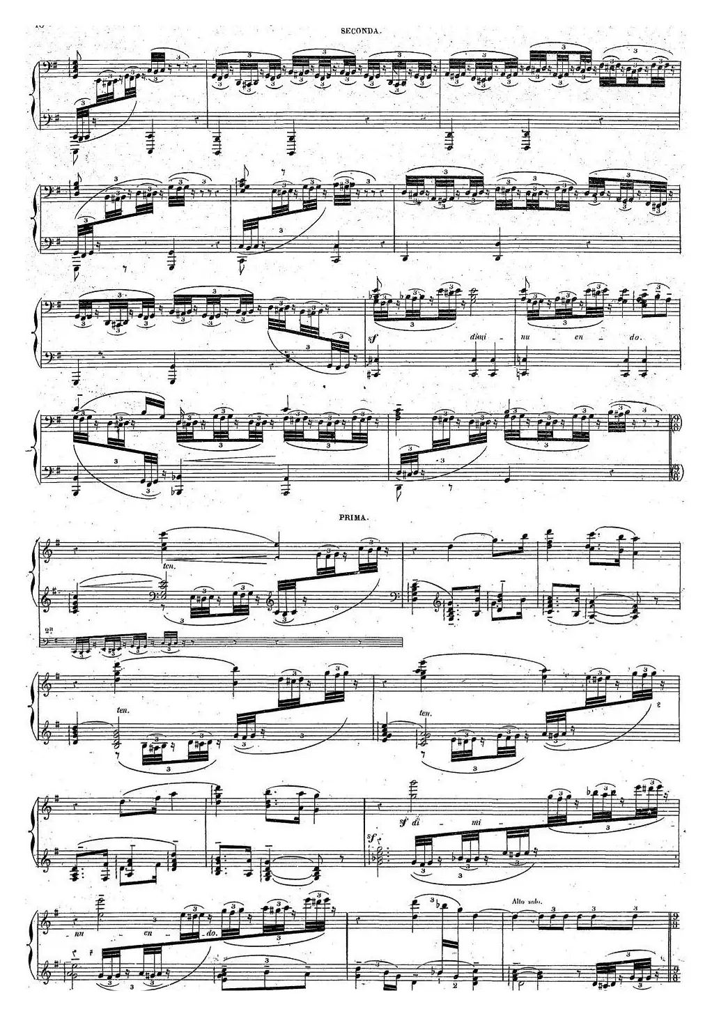 Harold en Italie Op.16 - 4 Hands（哈罗尔德在意大利·四手联弹）（P1——10）