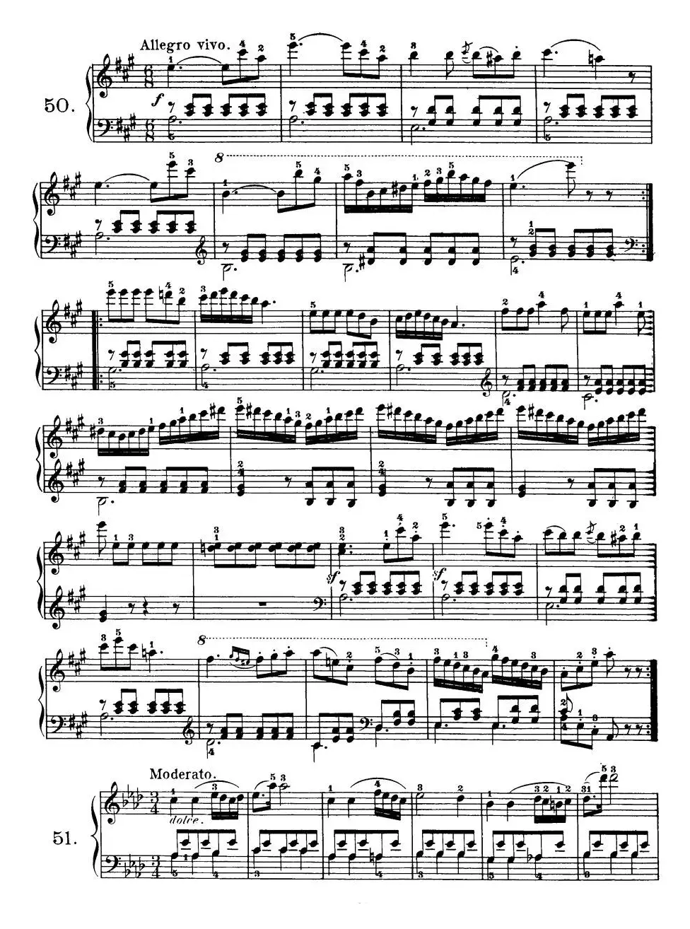 Czerny - 100 Progressive Studies Op.139（47—57）