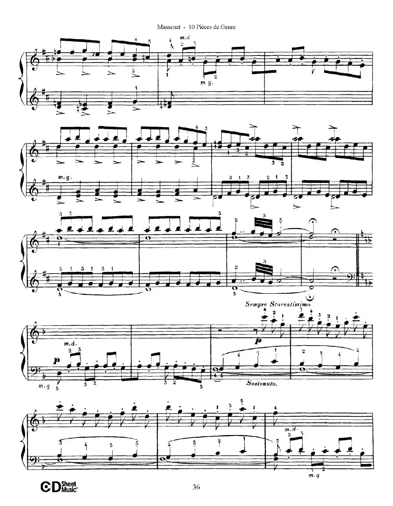 Dix Pièces de Genre Op.10（10首个性小品·Ⅹ）